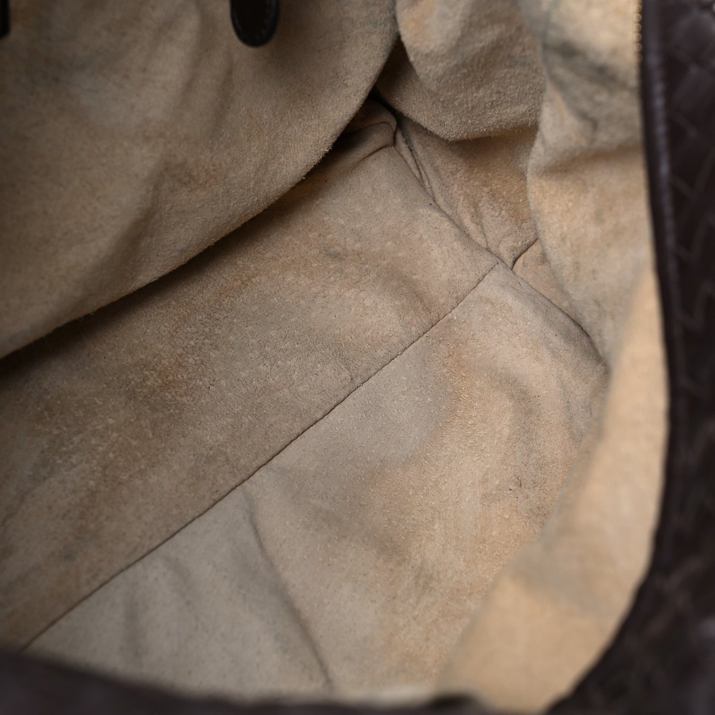 Nappa Intrecciato Montaigne Bag Ebano
