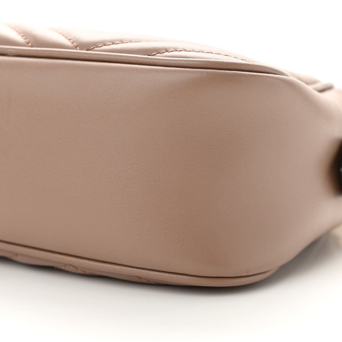 Calfskin Matelasse Small GG Marmont Chain Shoulder Bag Porcelain Rose