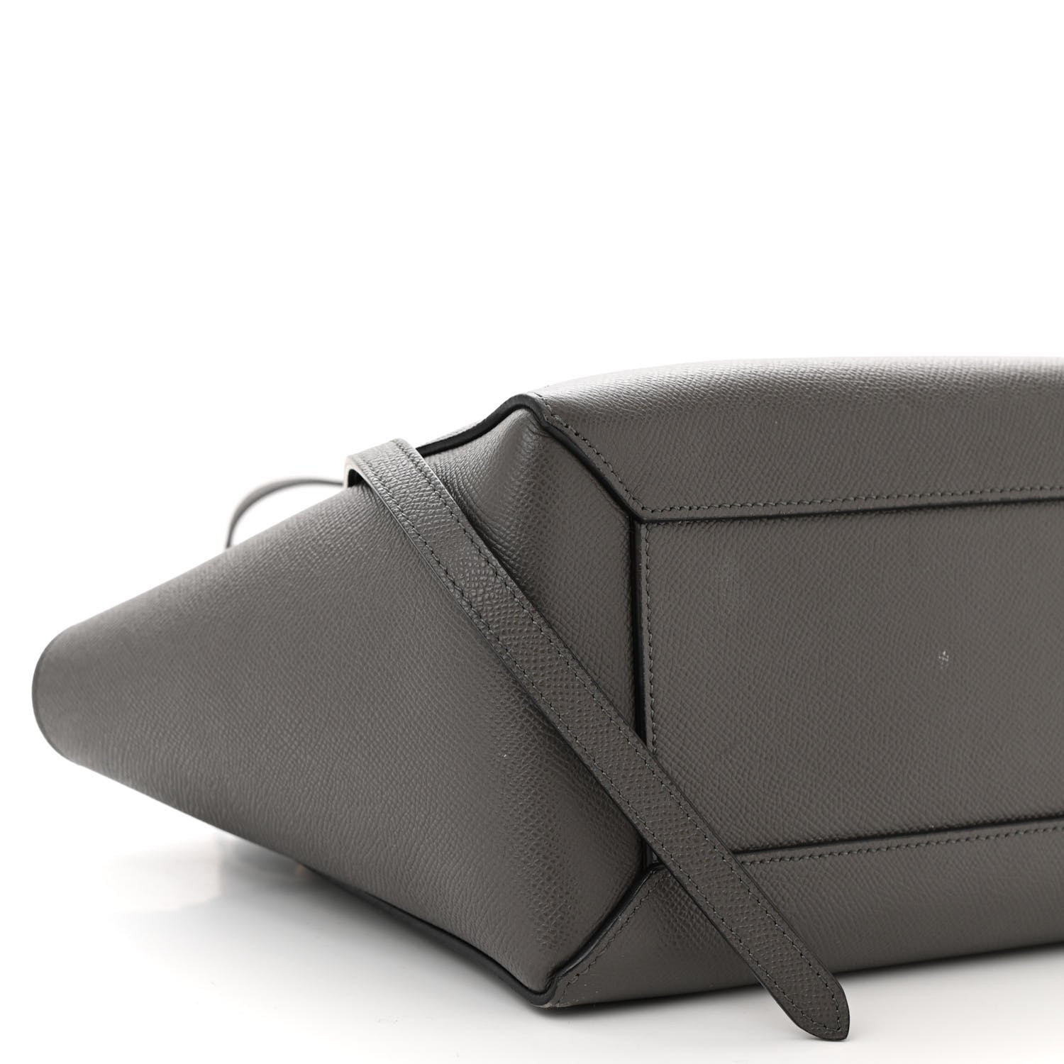 Celine Grained Calfskin Micro Belt Bag Grey 10 of 12