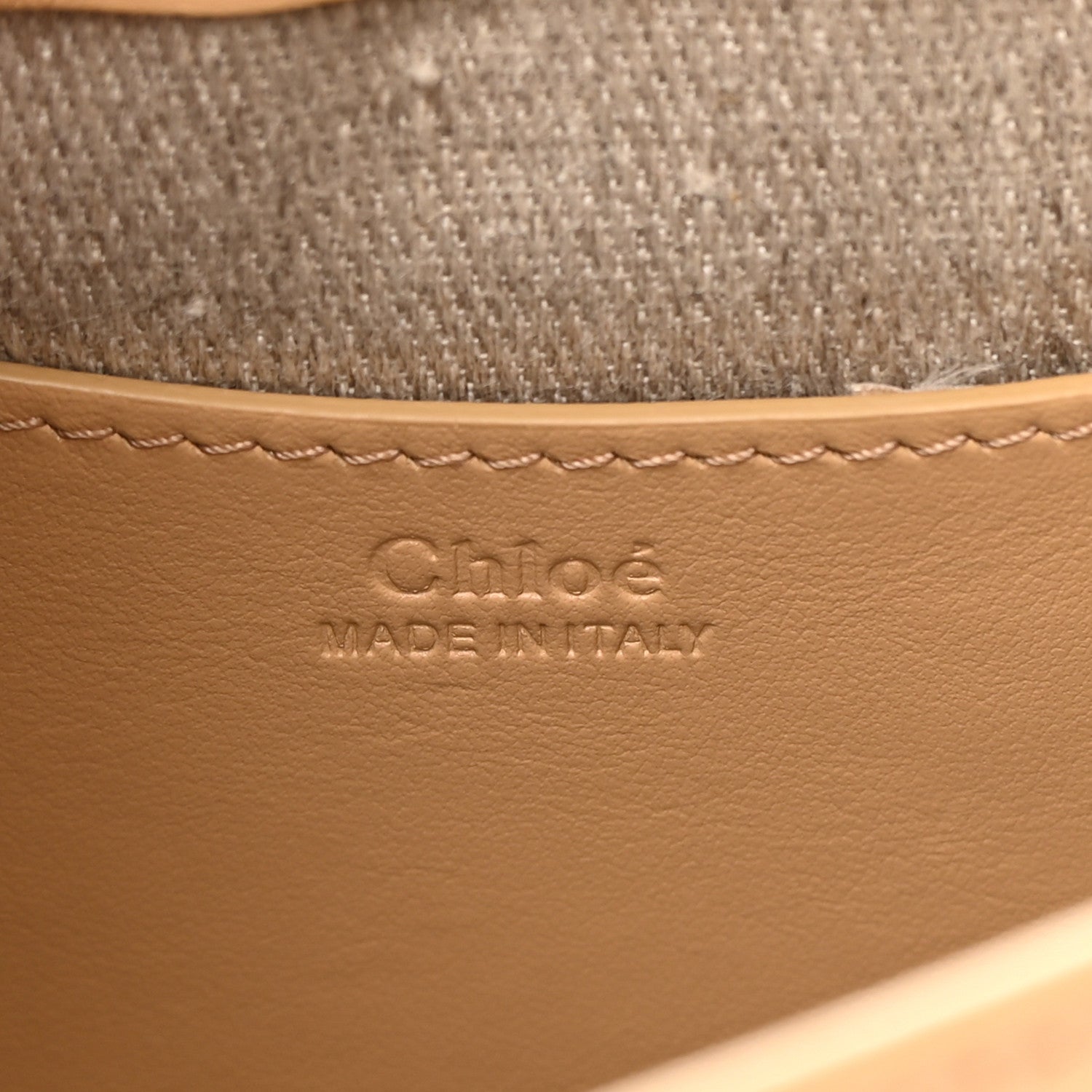Chloe Calfskin Suede Small Tess Bag Soft Tan 6 of 22