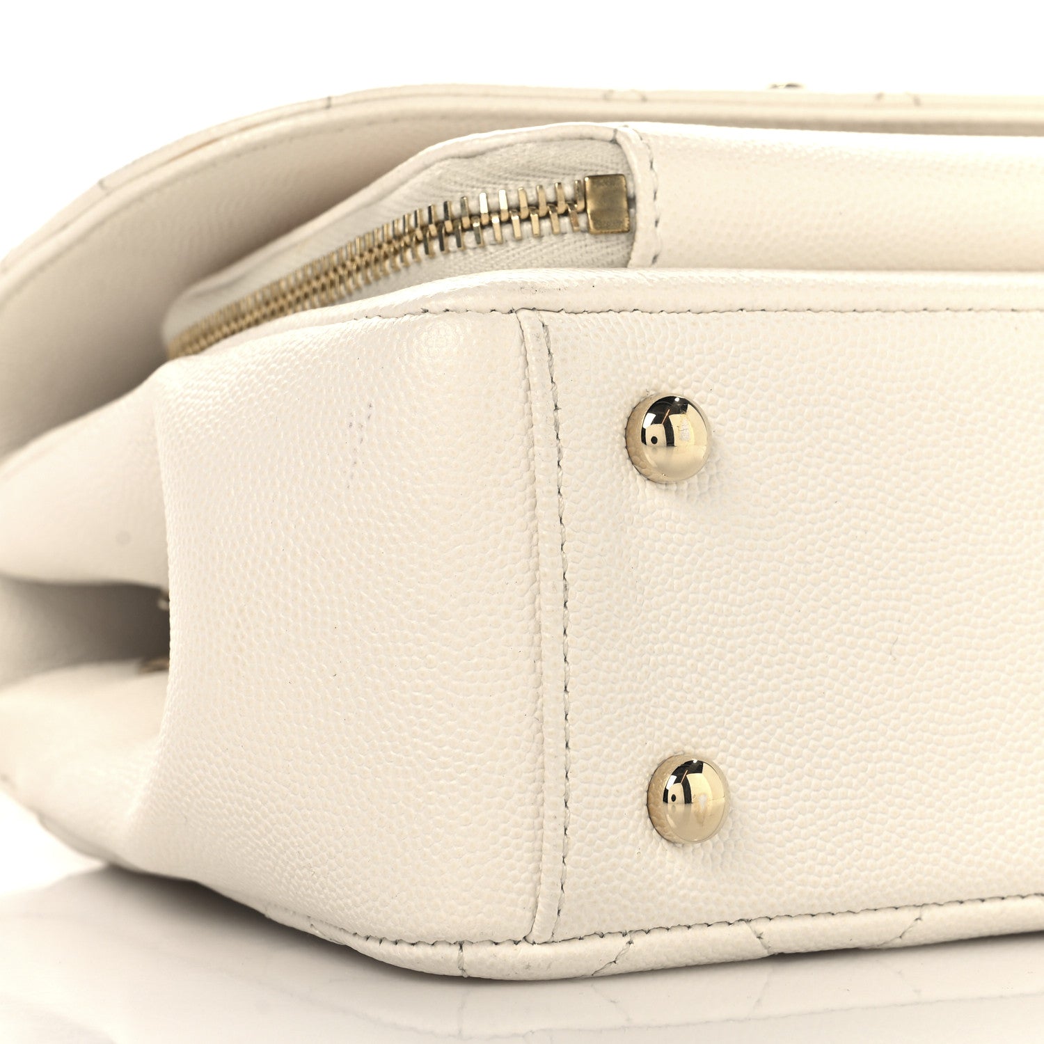 Chanel Caviar Quilted Small Business Affinity Flap White 10 of 14