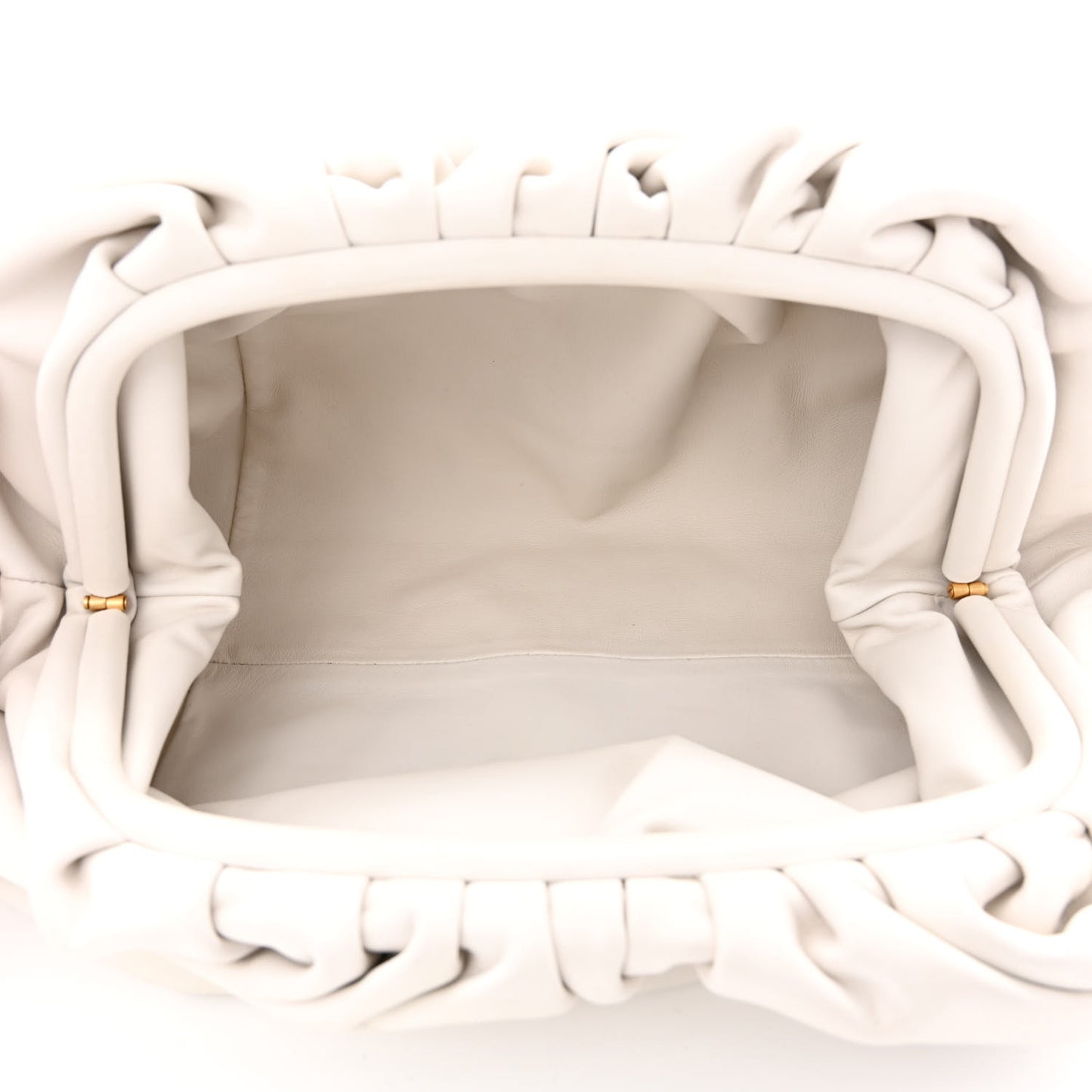 Smooth Butter Calf The Pouch Oversized Clutch Mist