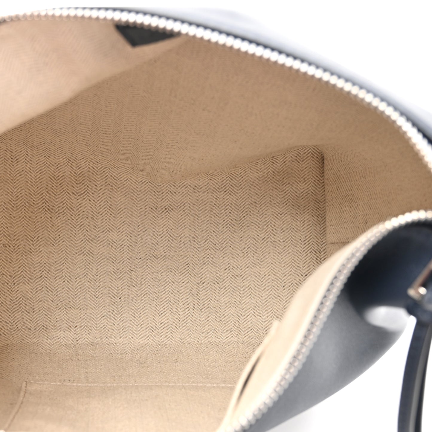 Supple Smooth Calfskin Jacquard Small Cubi Crossbody Bag Deep Navy