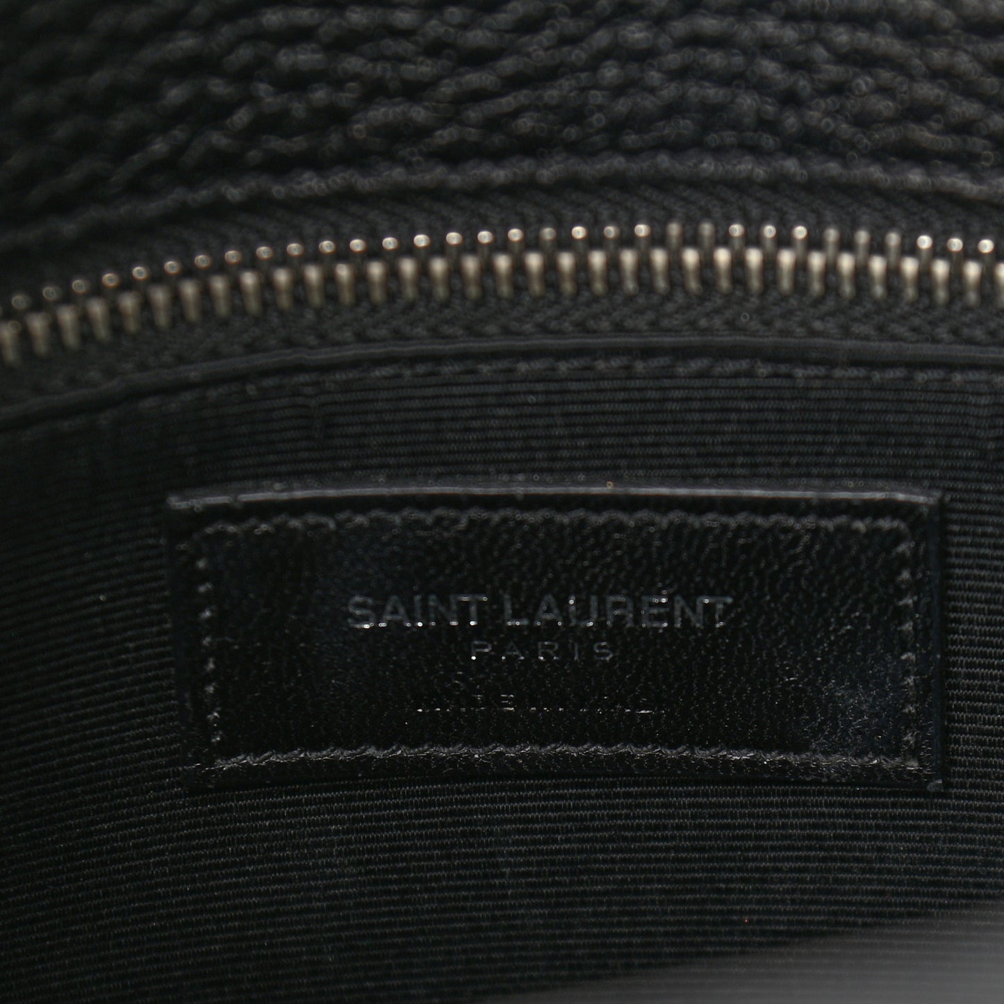 Grained Calfskin Small Sac De Jour Black