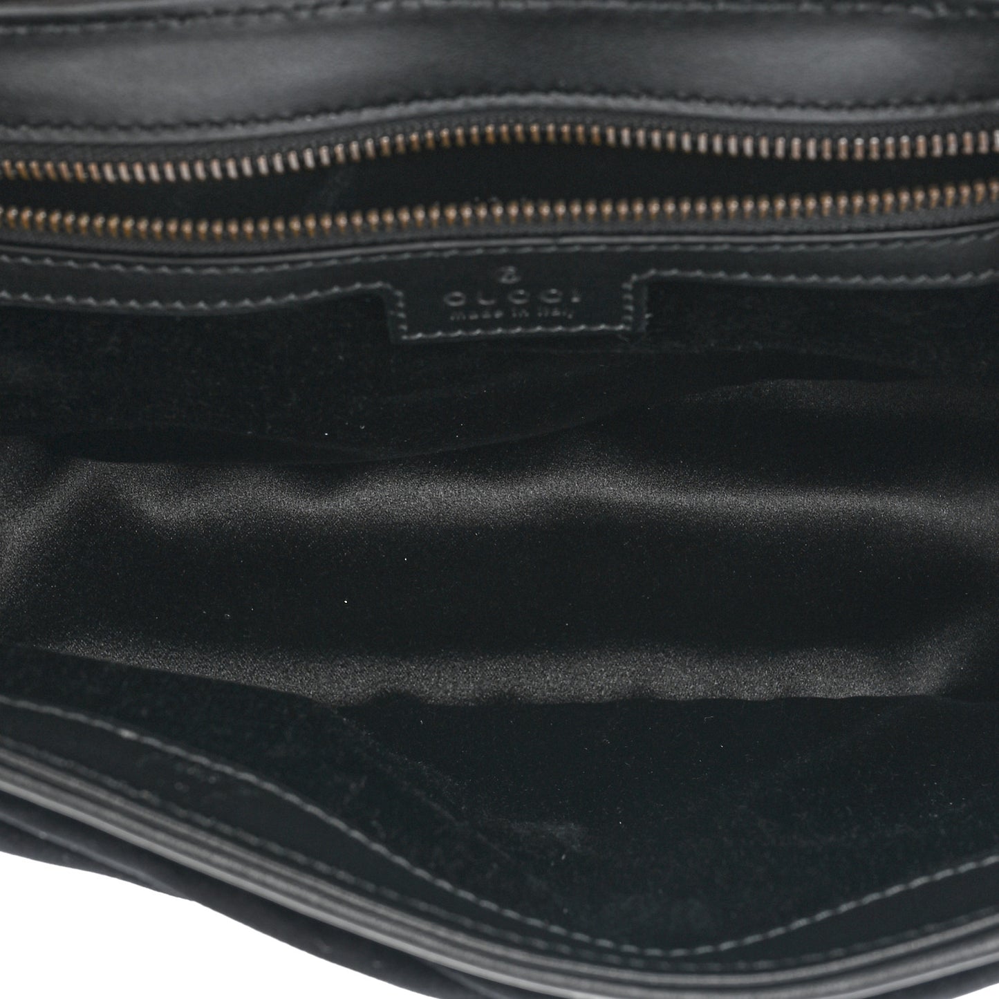 Velvet Matelasse Double G Studs Small Torchon GG Marmont Shoulder Bag Black