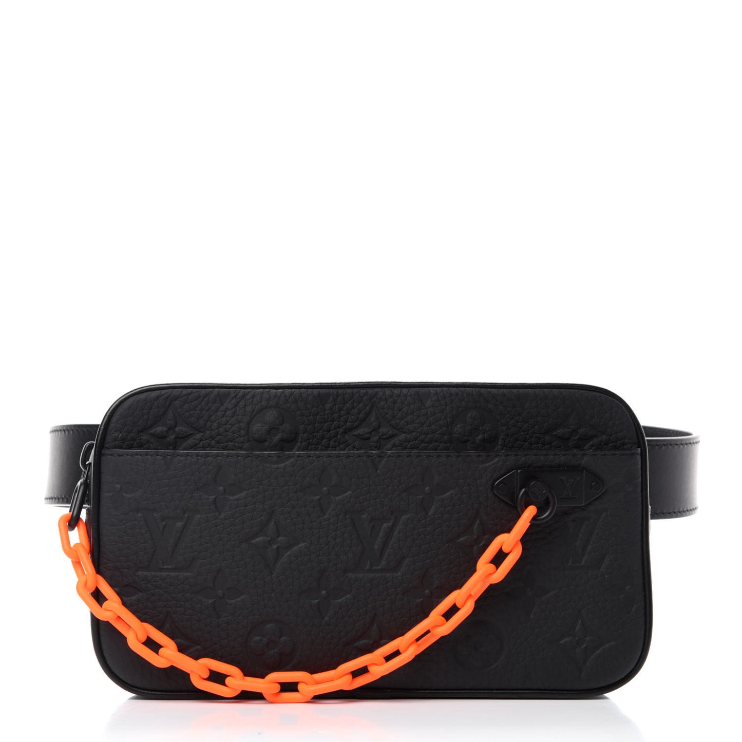 Taurillon Monogram Uniformes Solar Ray Soft Pochette Volga Belt Bag Black