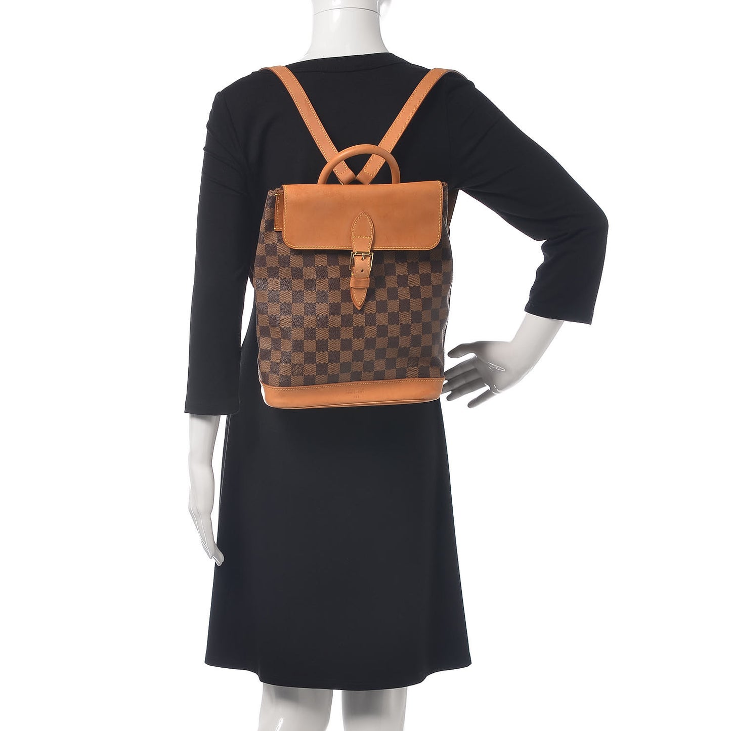 Damier Ebene Soho Centenaire Backpack
