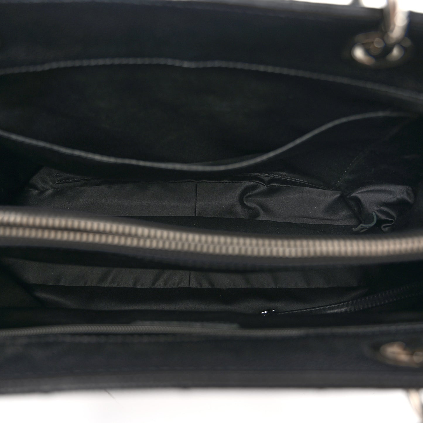 Caviar Quilted Grand Shopping Tote GST Black