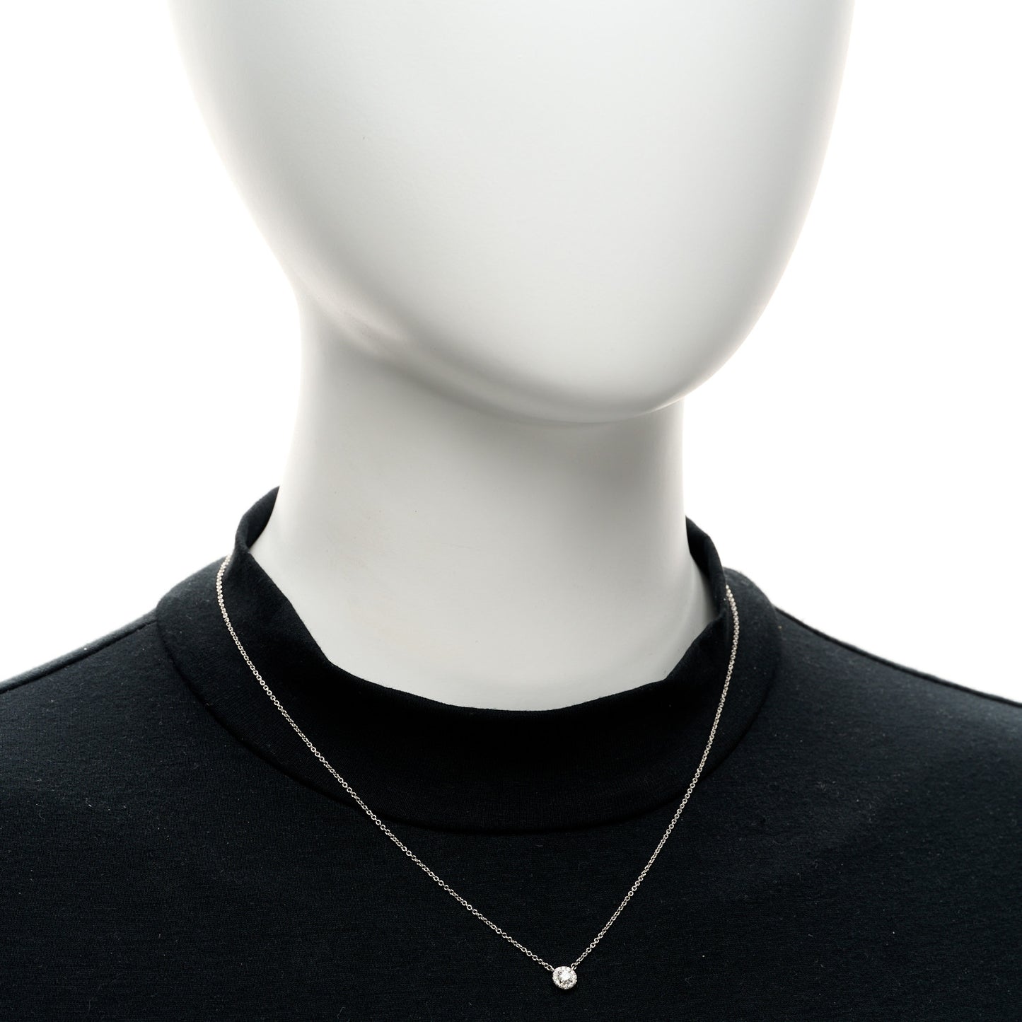 Platinum Diamond Soleste Pendant Necklace