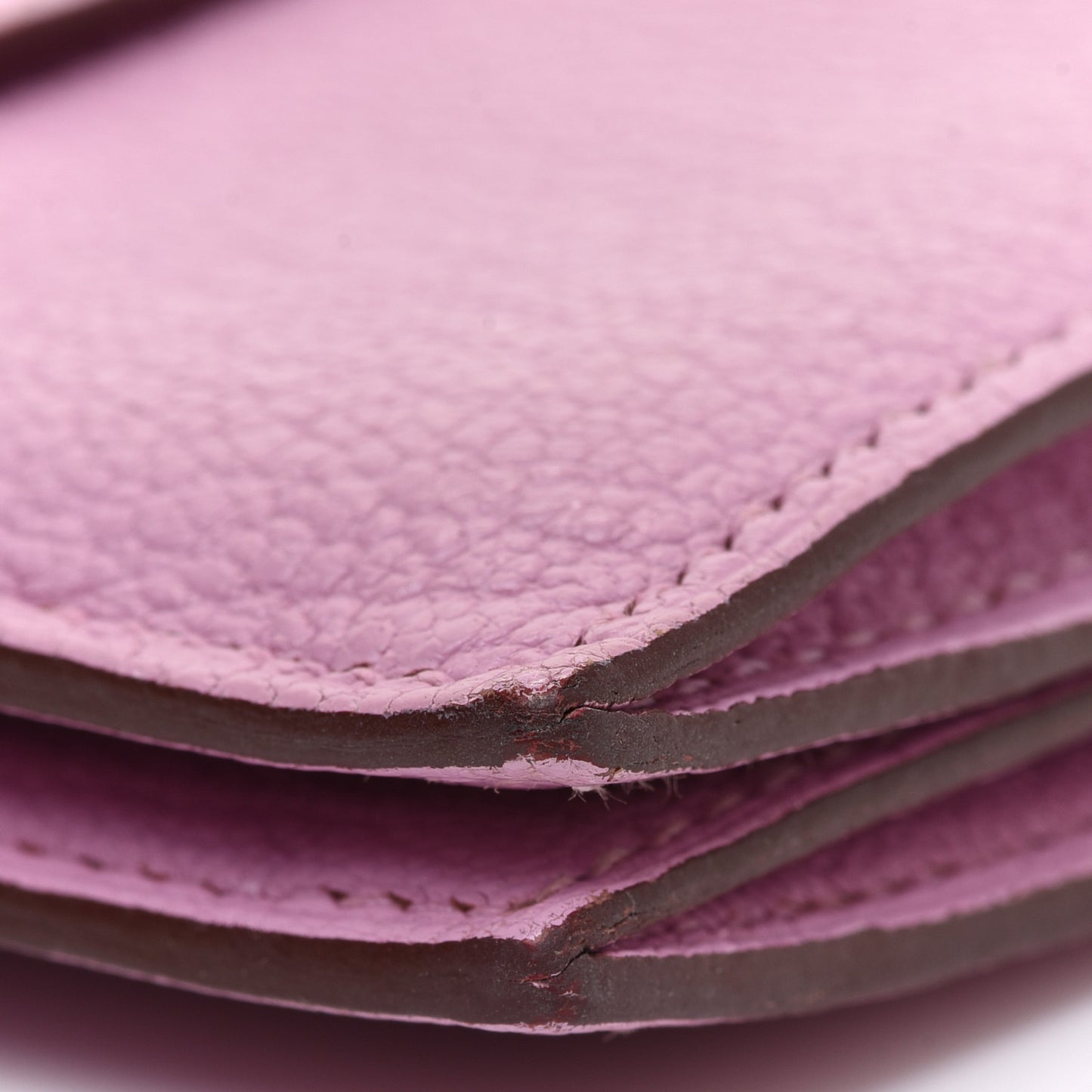 Chevre Mysore Mini Bearn Wallet Mauve Sylvestre