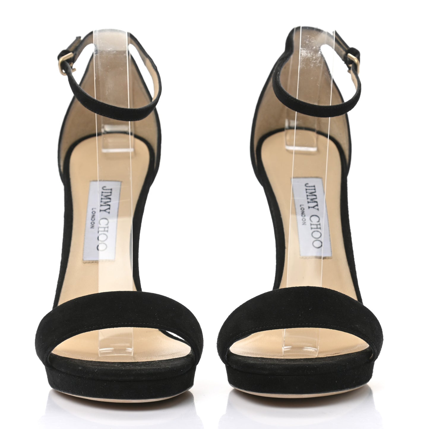 Suede Misty 120 Sandals 38.5 Black