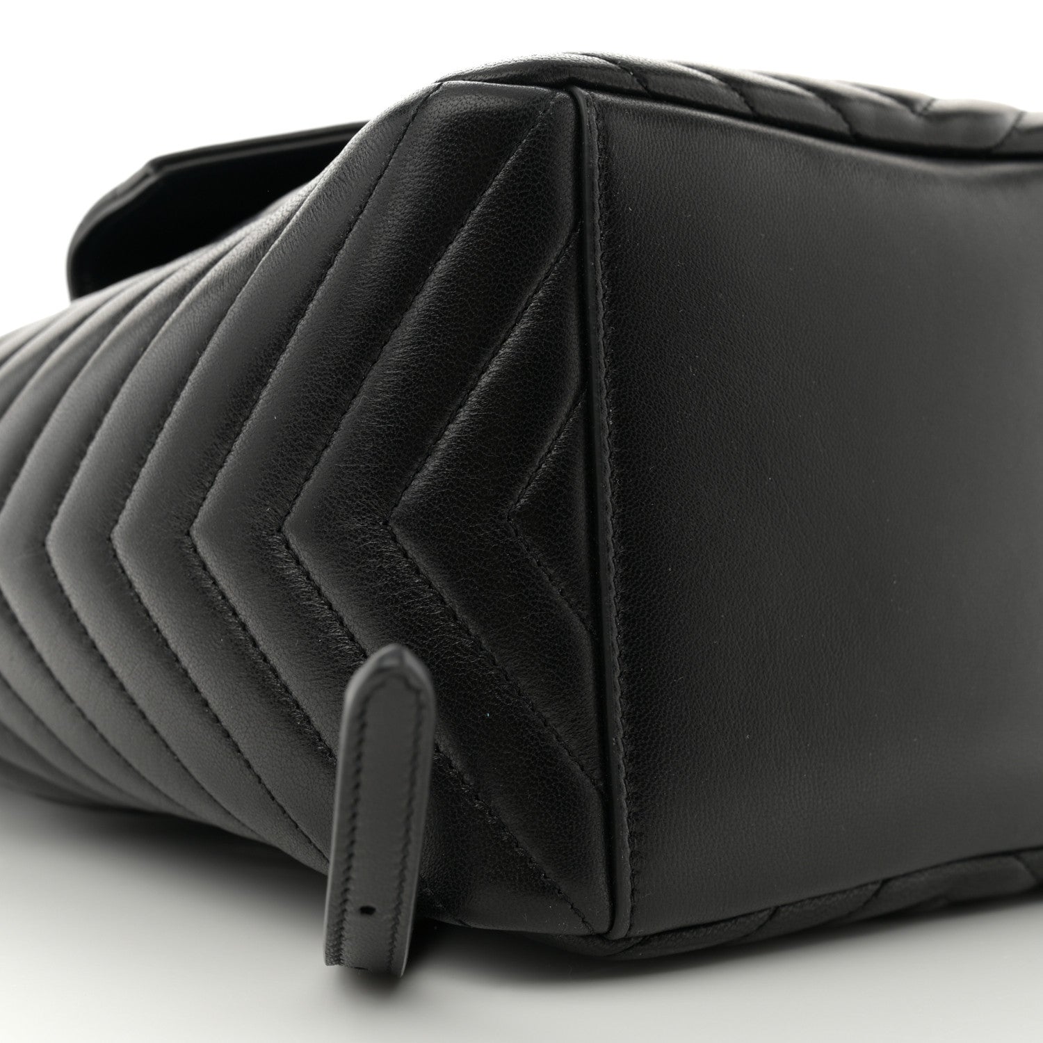 Saint Laurent Lambskin Matelasse Monogram Joe Backpack Black 9 of 11