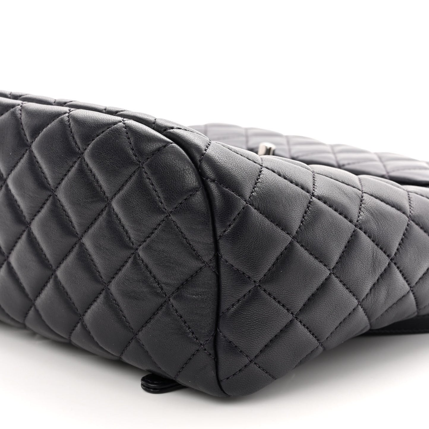 Lambskin Quilted Small Urban Spirit Backpack Navy