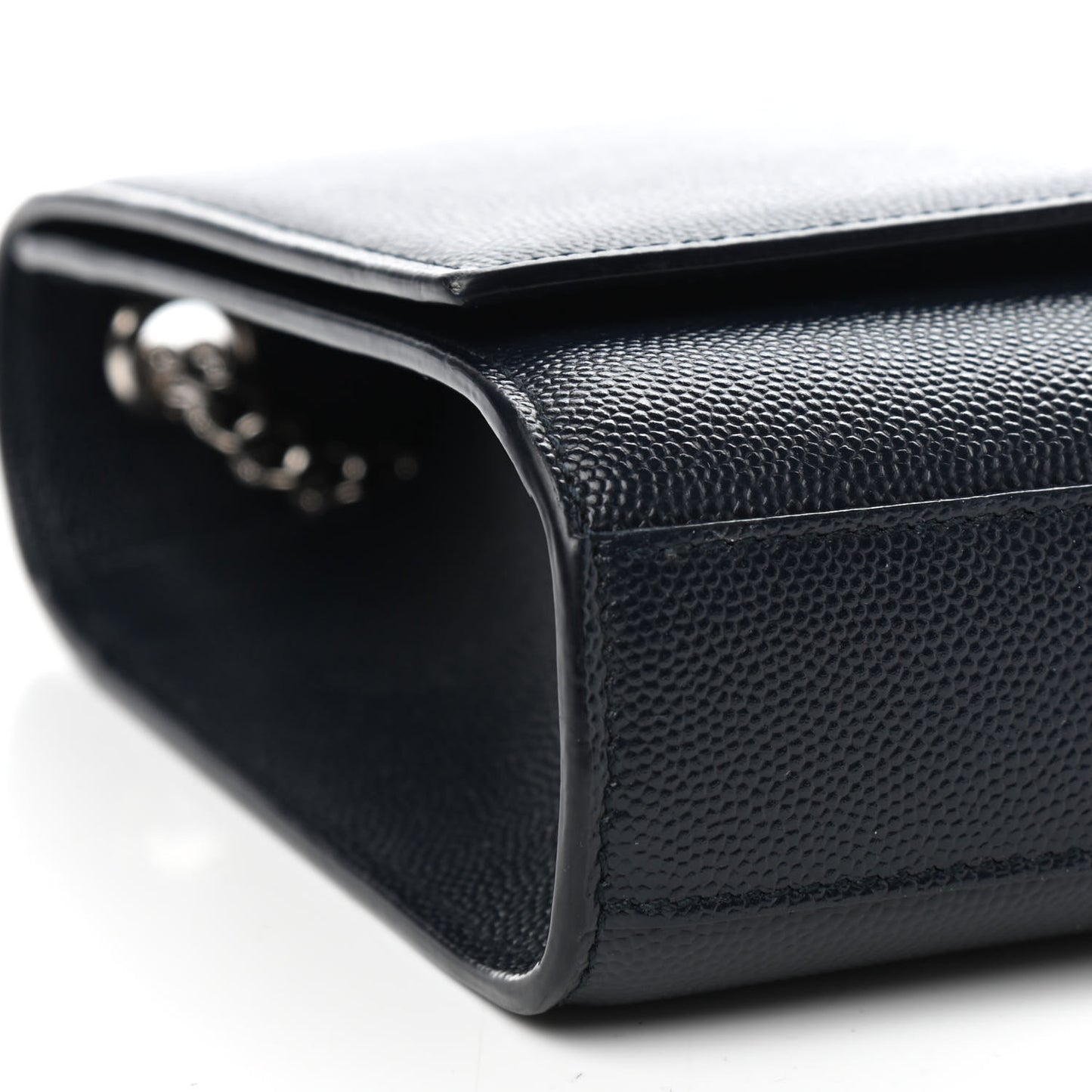 Grain De Poudre Medium Classic Monogram Kate Satchel Deep Marine