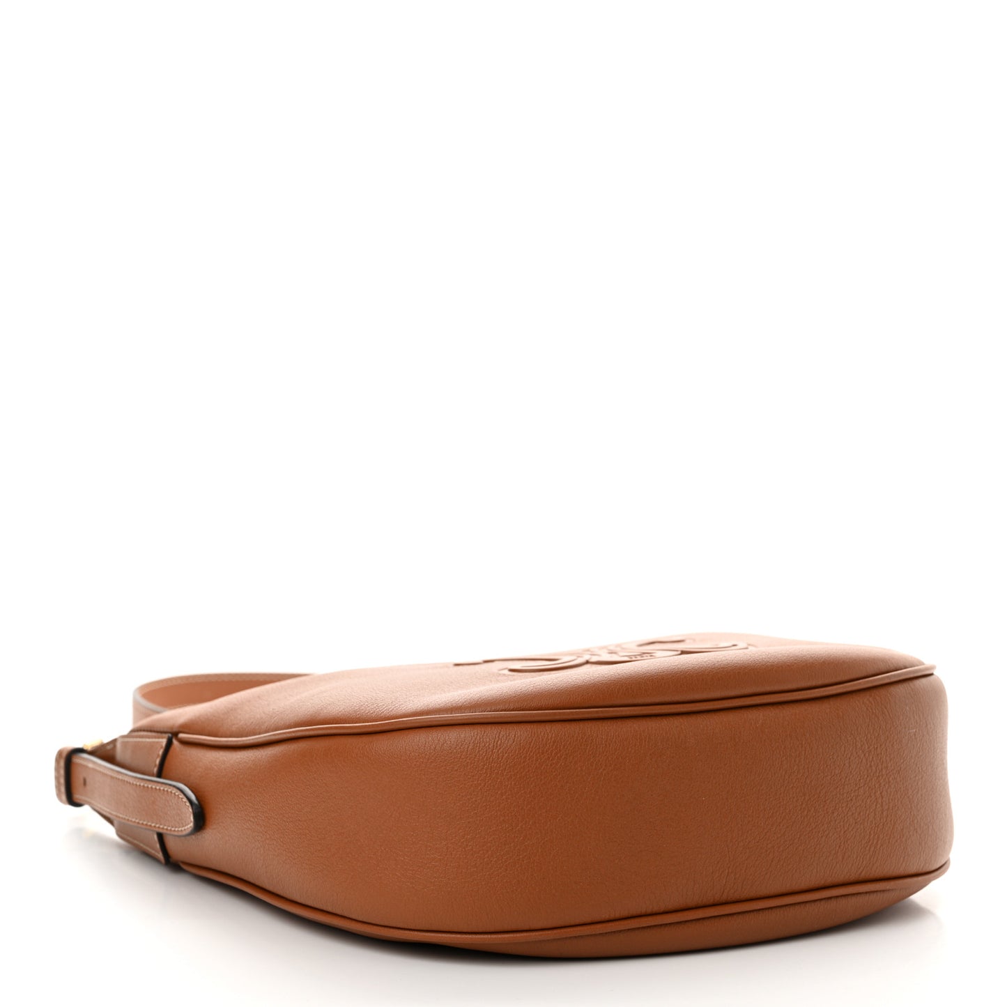 Supple Calfskin Small Triomphe Heloise Shoulder Bag Tan