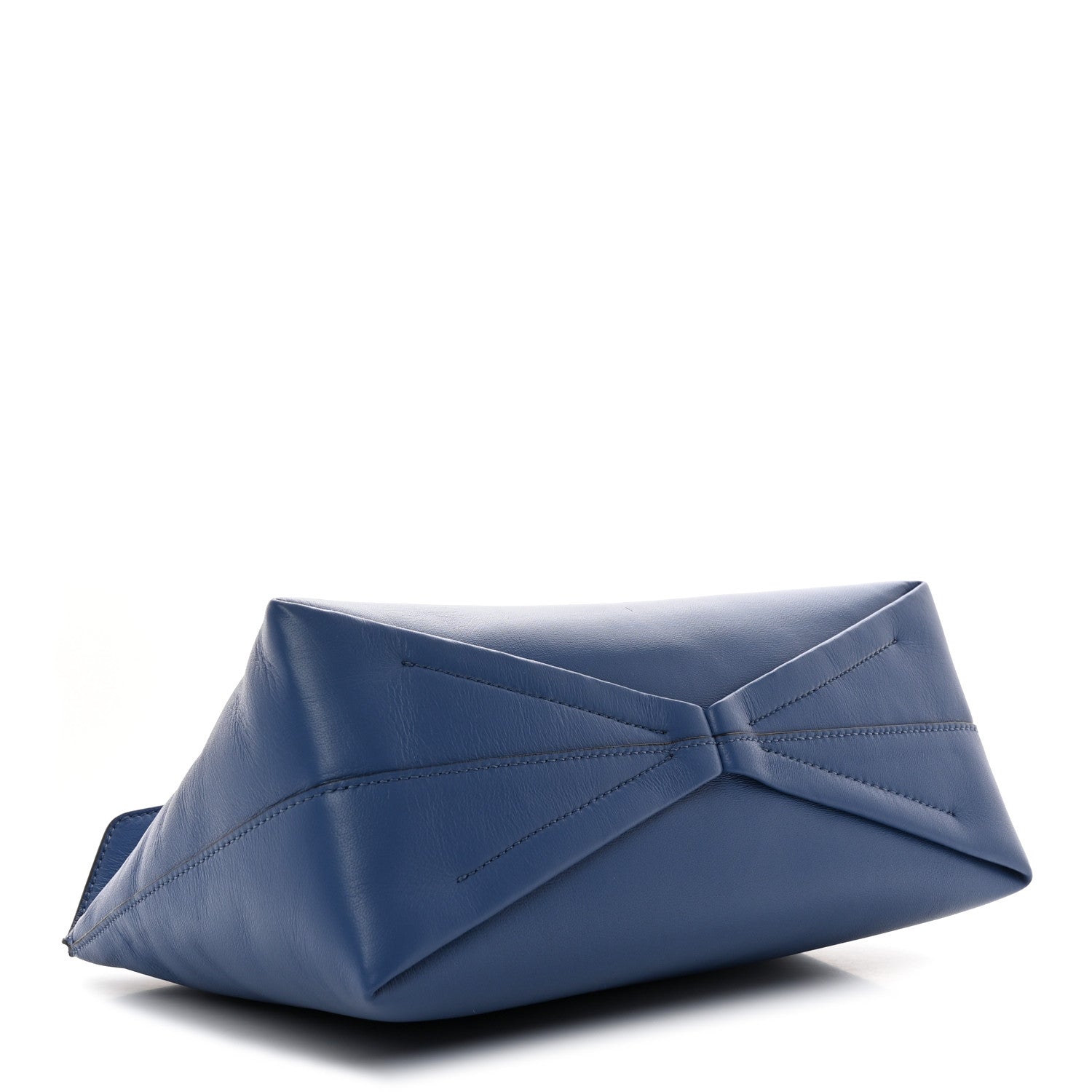 Alexander McQueen Nappa Skull Four Ring Clutch Blue 4 of 8