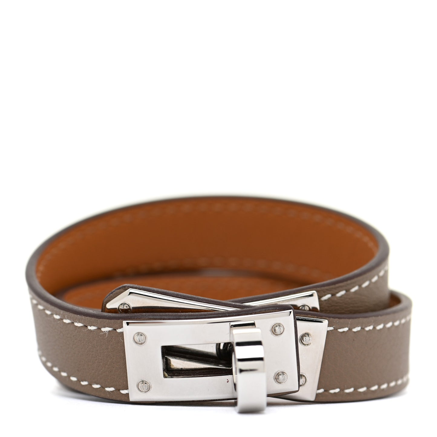 Swift Kelly Double Tour Bracelet T2 Etoupe