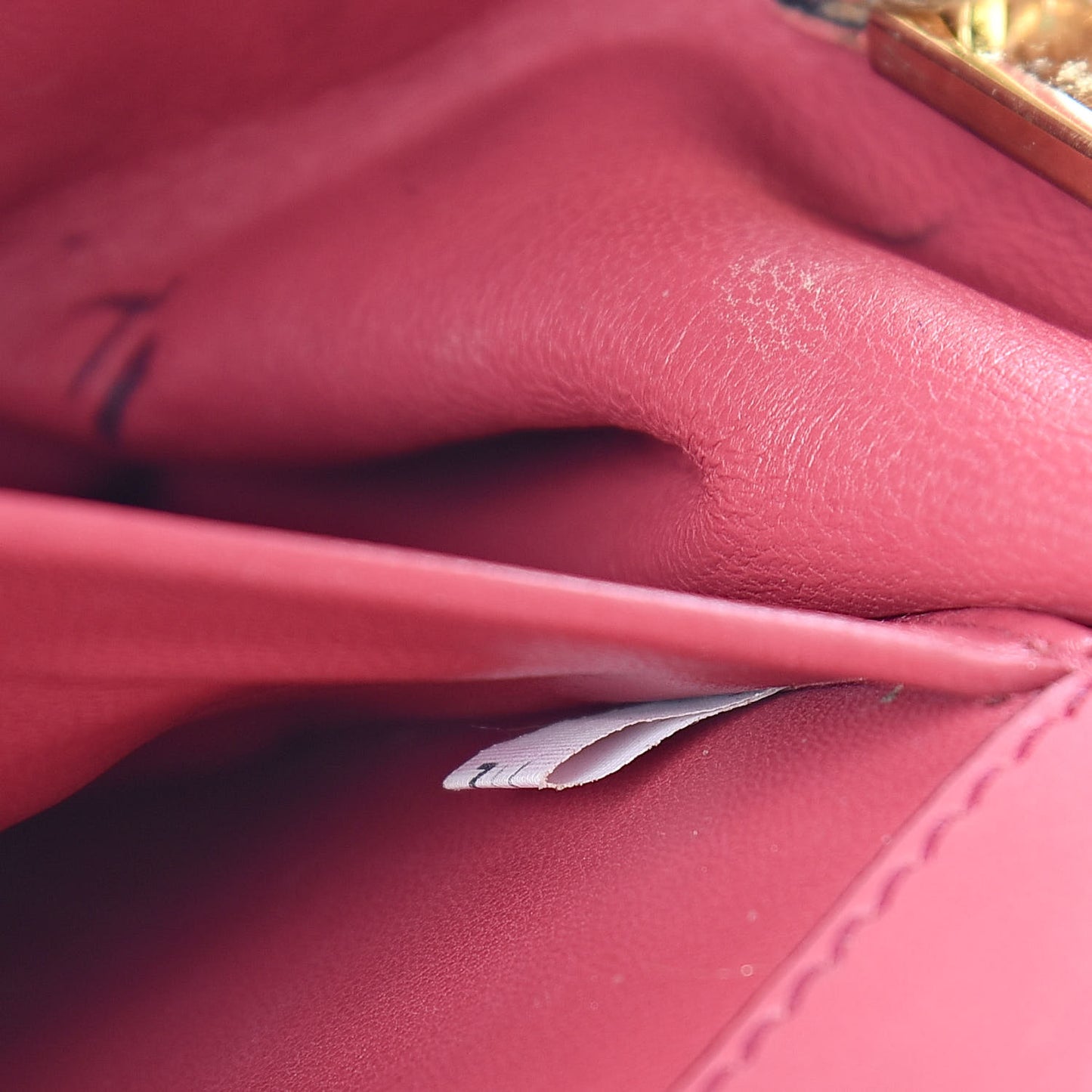 Saffiano City Calf Light Frame Bag Peonia