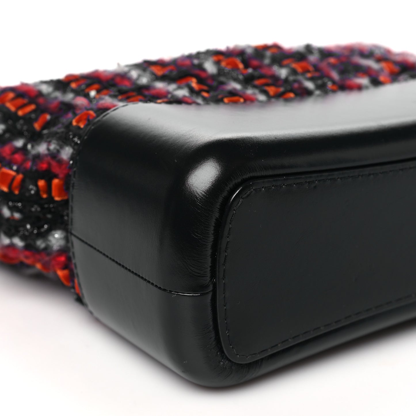 Tweed Calfskin Medium Gabrielle Hobo Black Red Blue