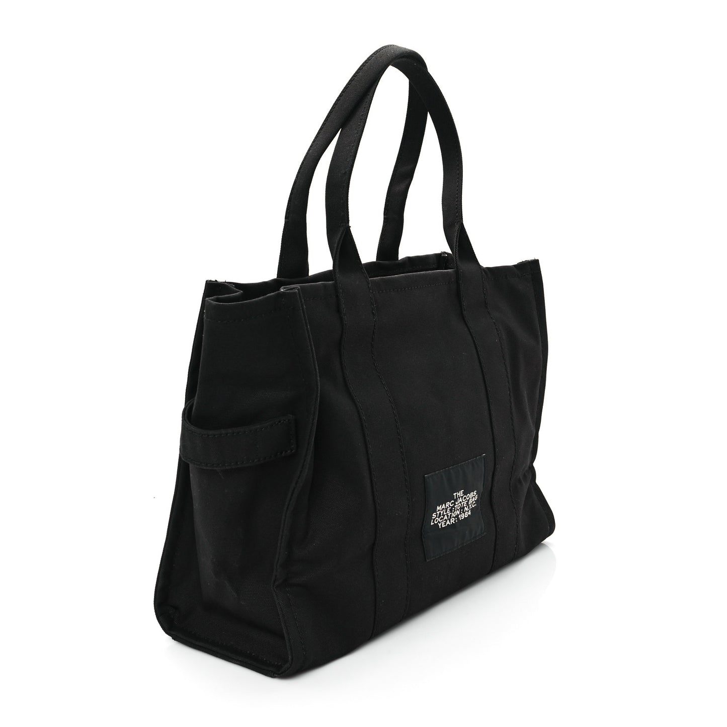 Cotton Canvas Large The Tote Bag Black