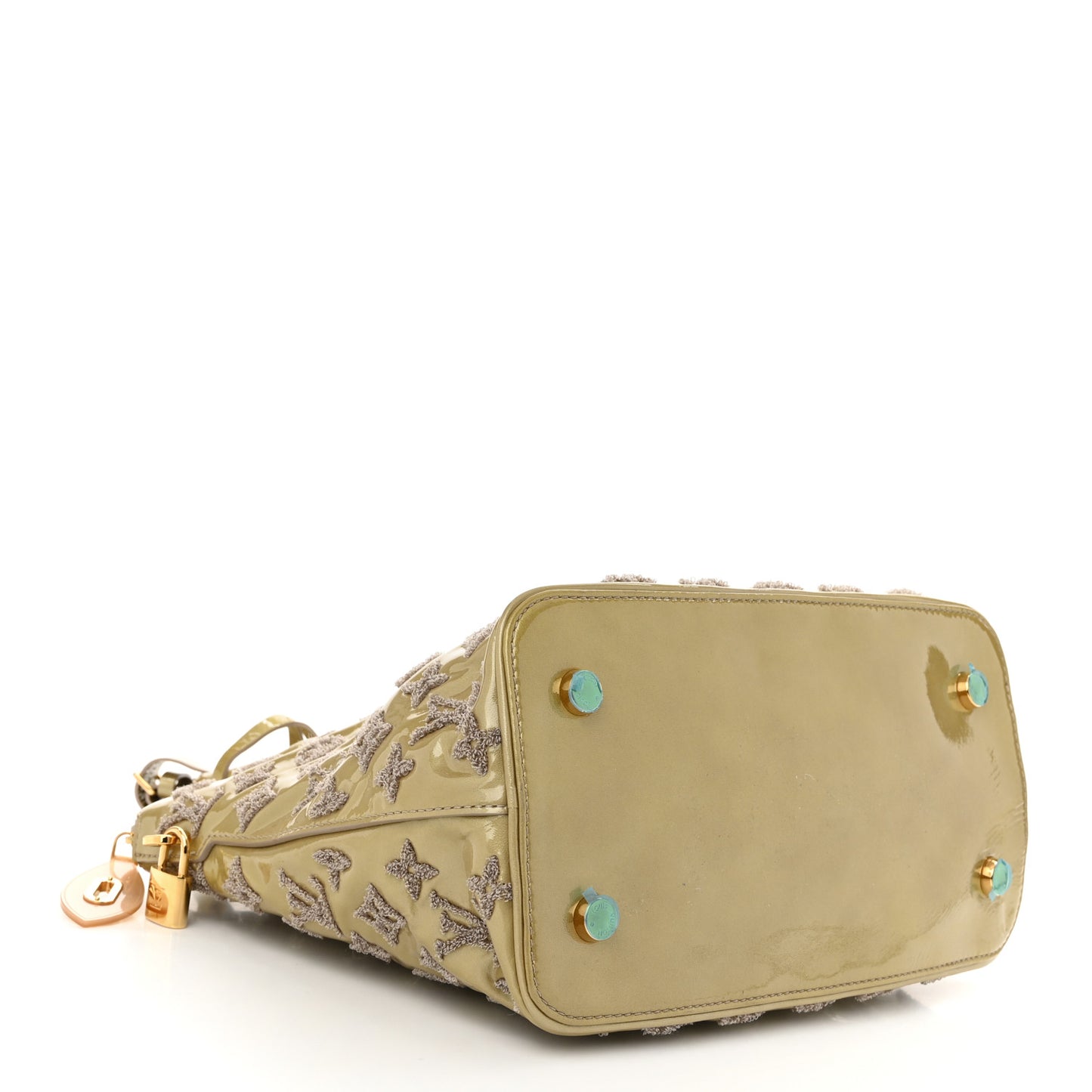 Patent Lambskin Fascination Lockit Gris