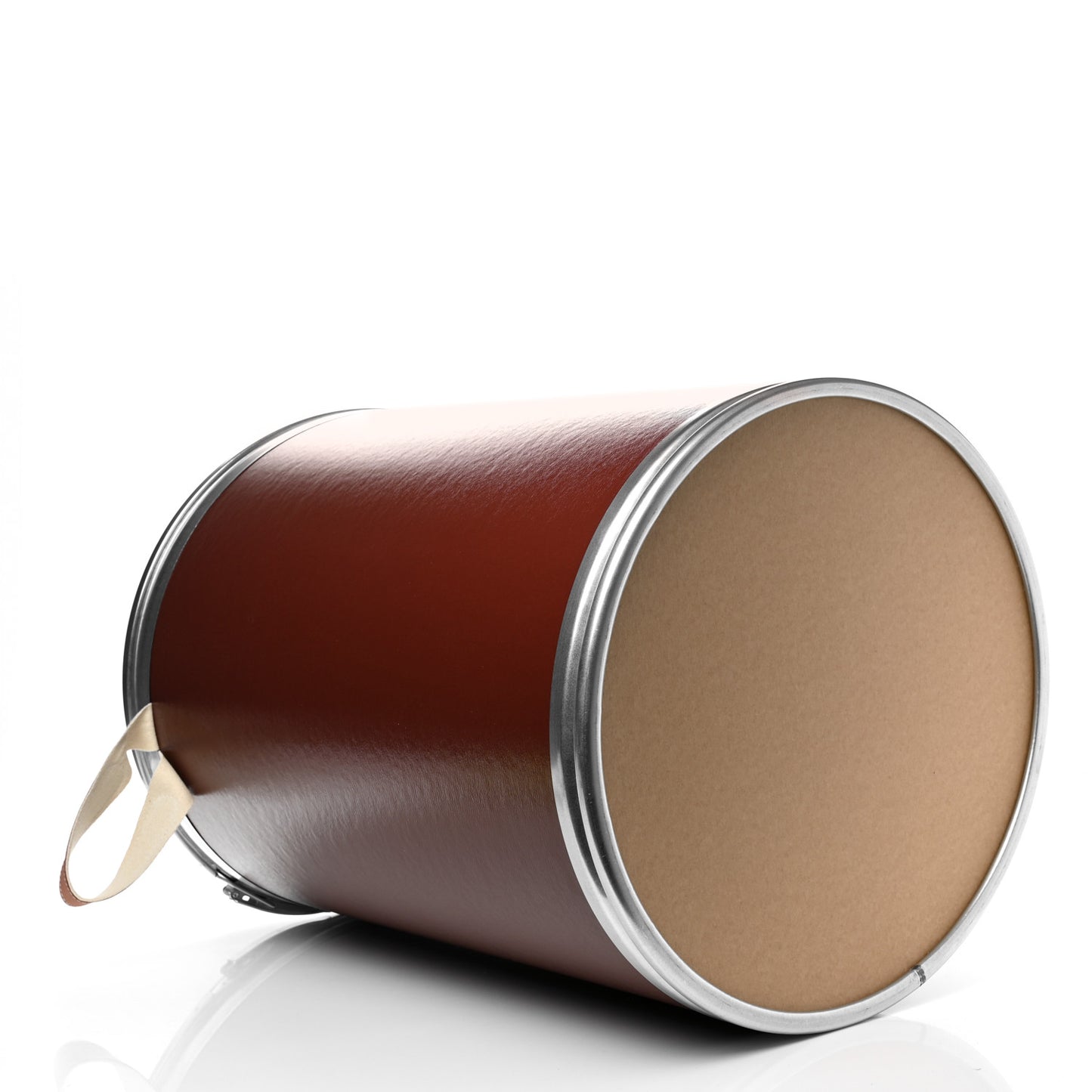 Kraft Paper Metal Canvas Saddle Box Rouge H