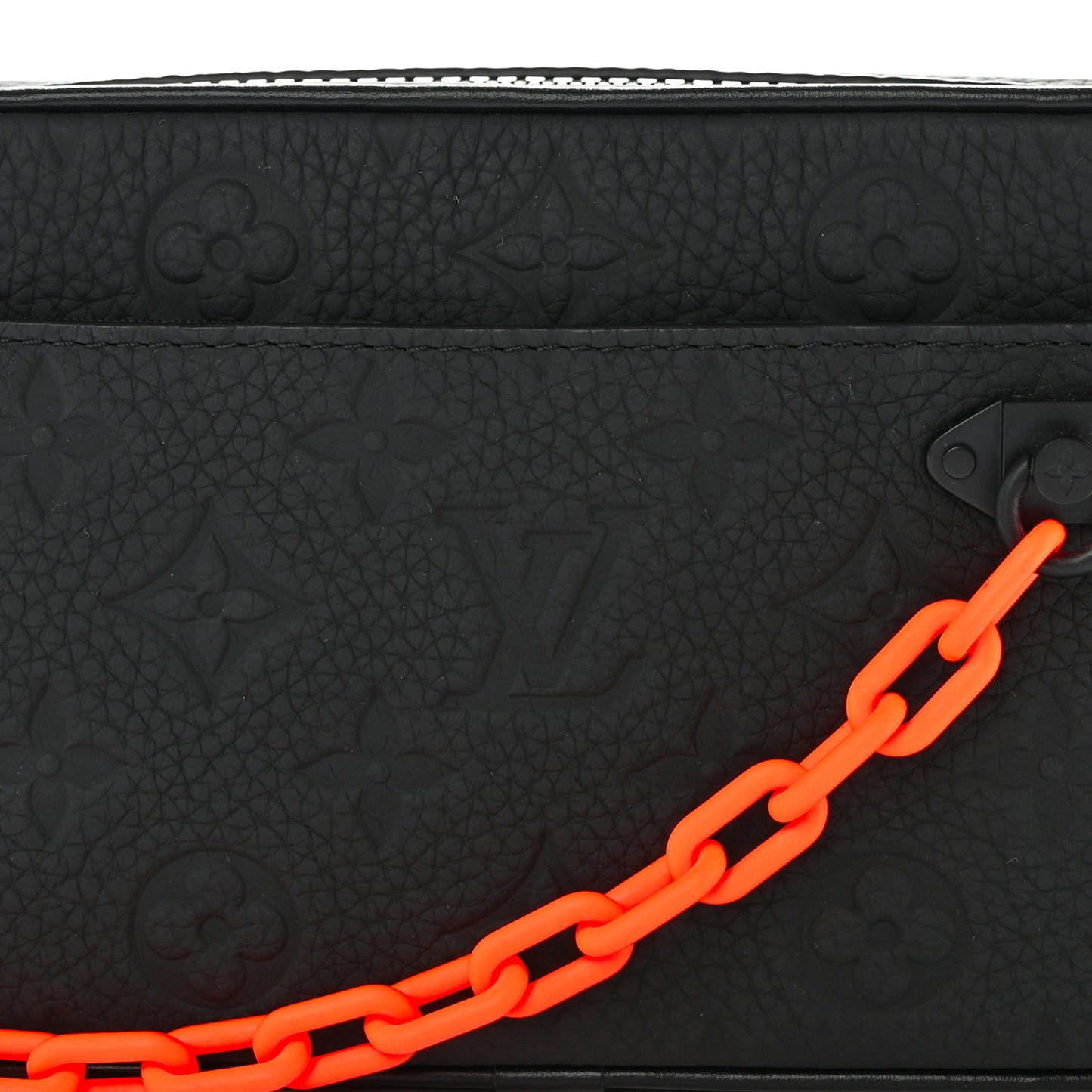 Taurillon Monogram Uniformes Solar Ray Soft Pochette Volga Belt Bag Black