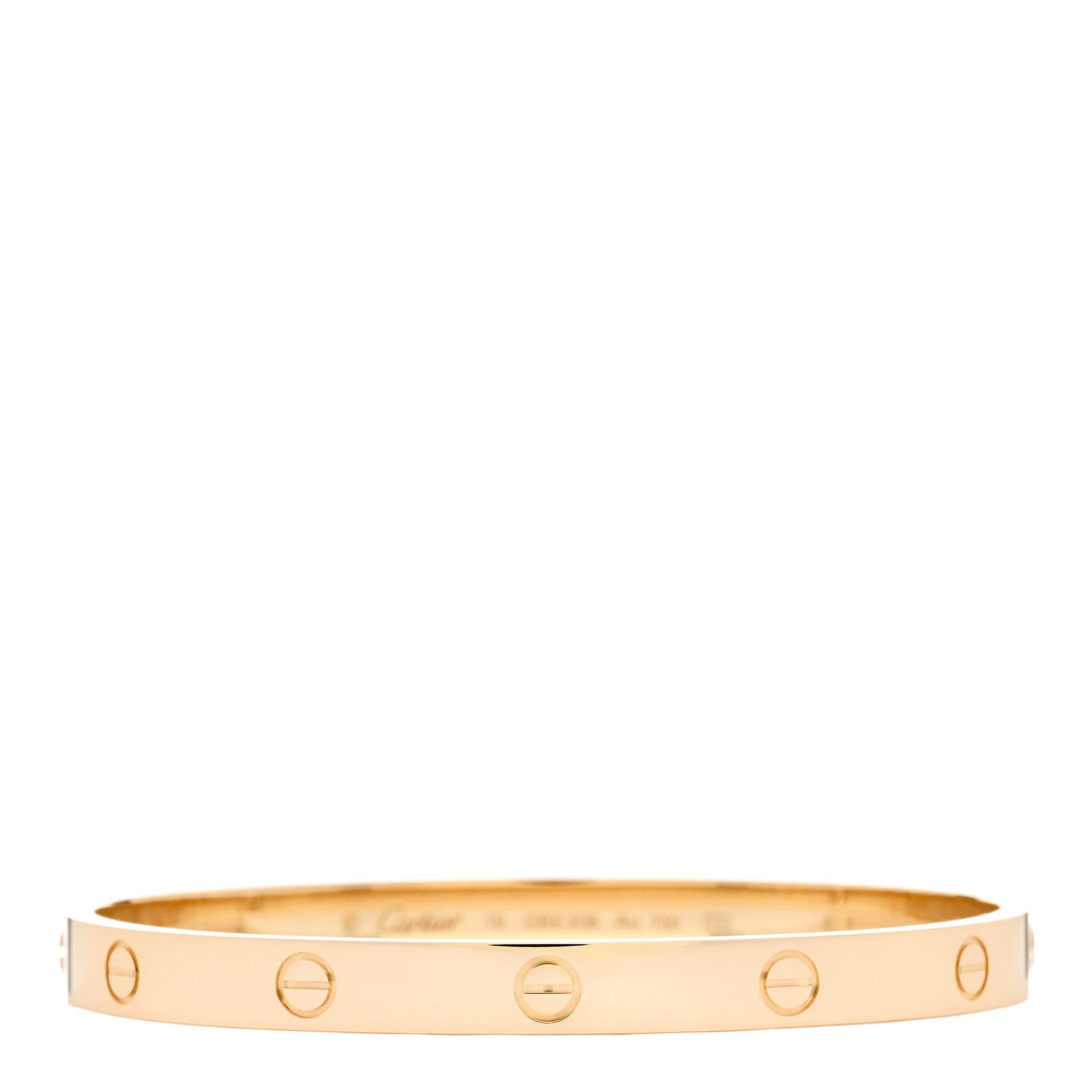 18K Yellow Gold LOVE Bracelet 19
