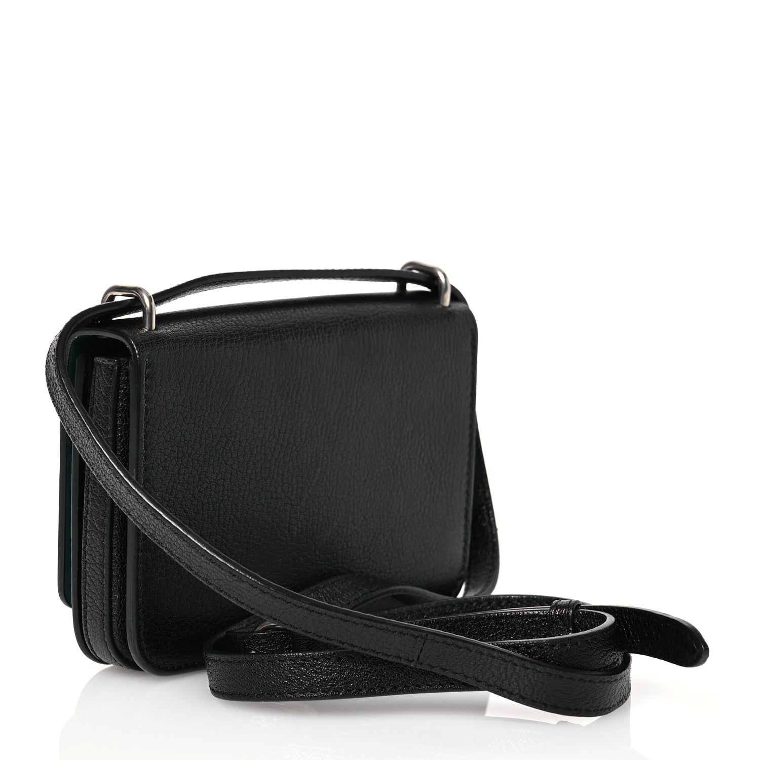 Burberry Goatskin Mini D-Ring Bag Black 3 of 11