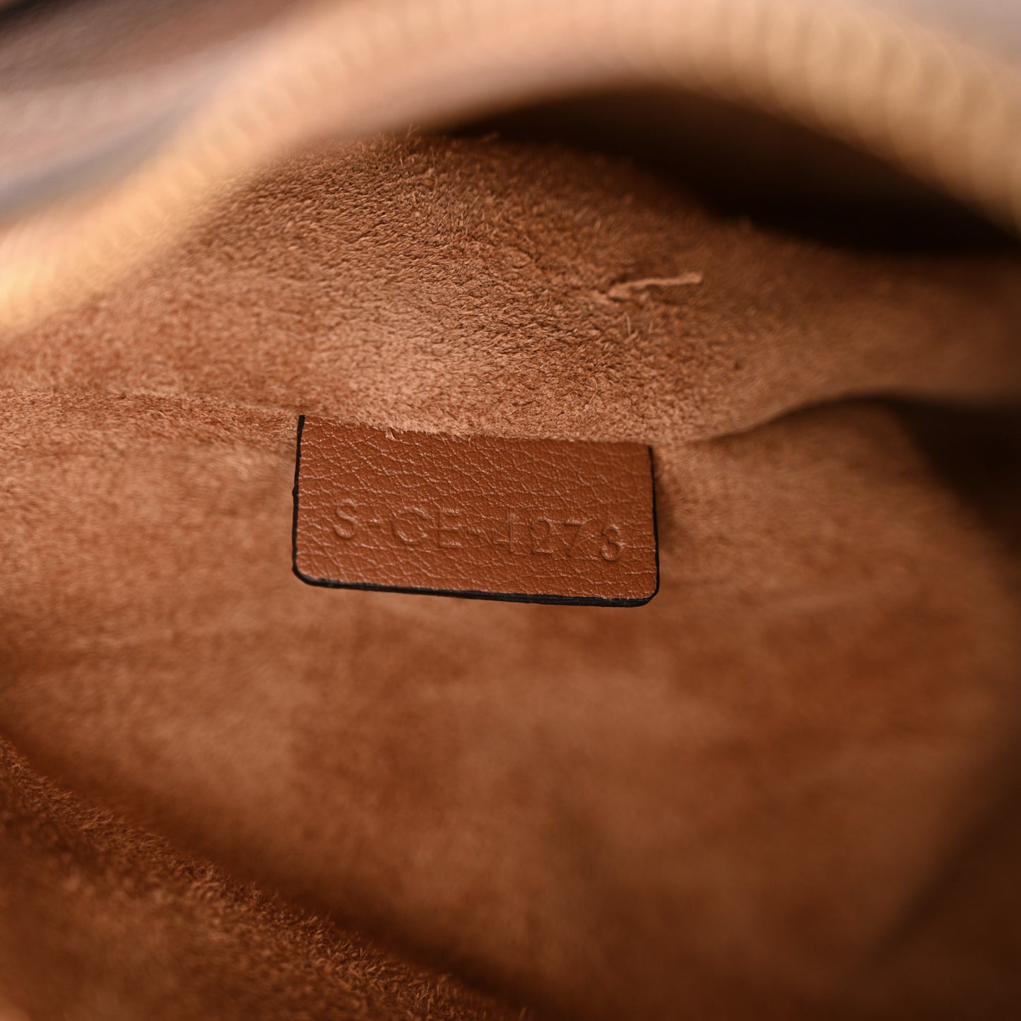 Supple Calfskin Medium Triomphe Heloise Shoulder Bag Tan