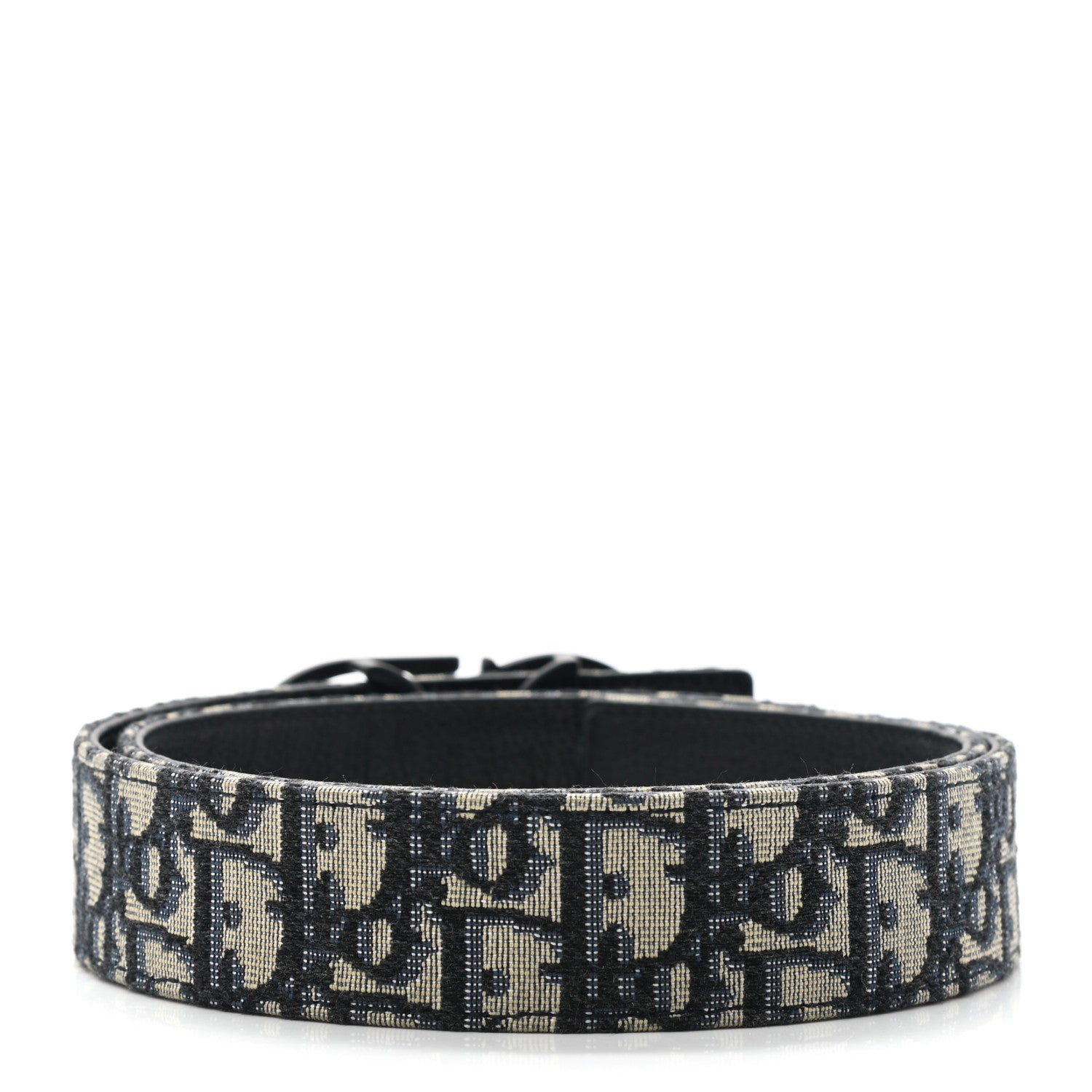 Christian Dior Oblique 35mm Belt 80 Blue Multi 2 of 7