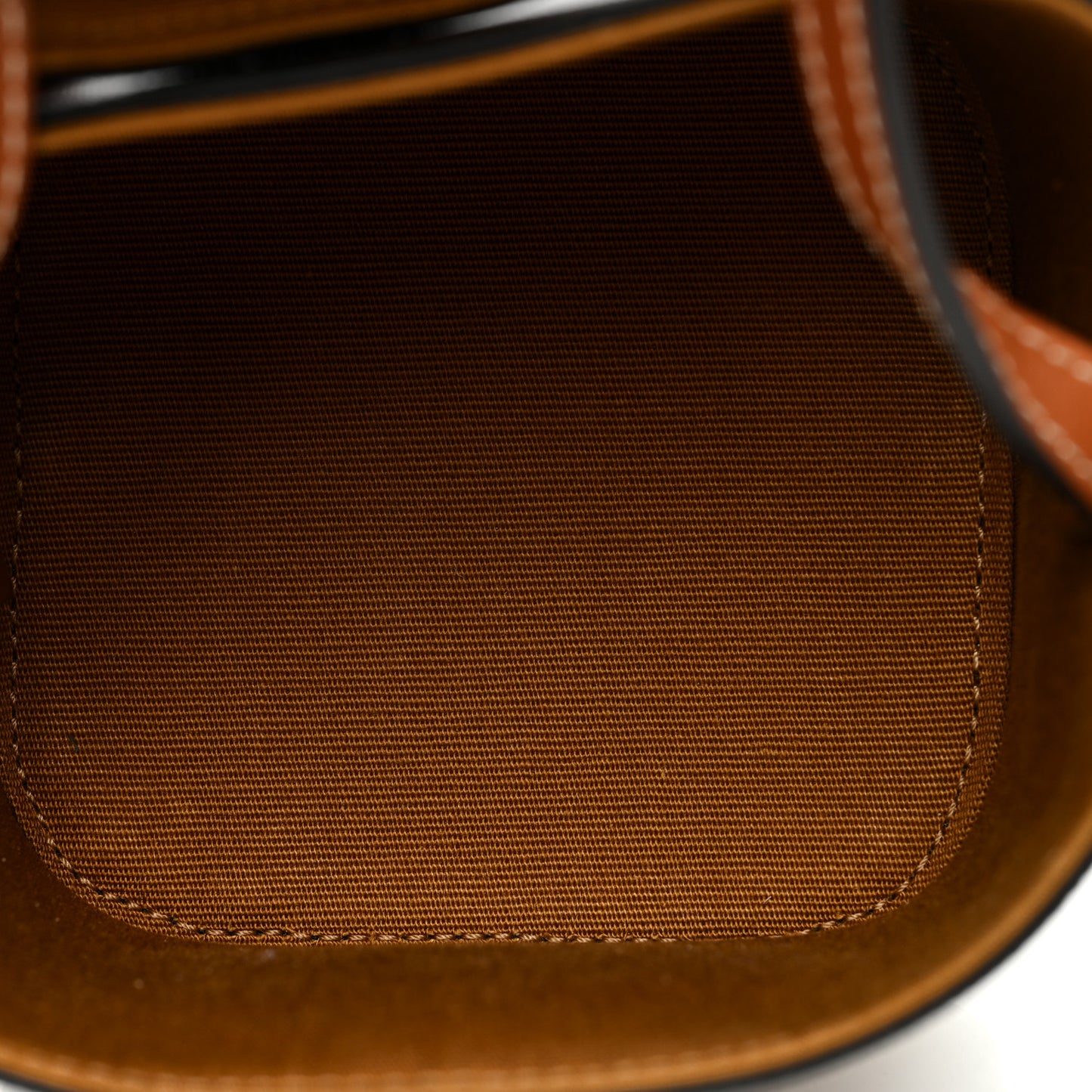 Triomphe Canvas Calfskin Small Cuir Triomphe Box Tan