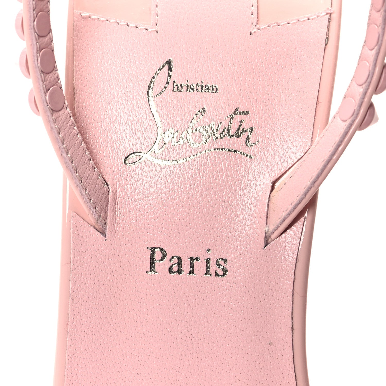 Christian Louboutin Patent So Me 100 Sandals 38.5 Rosy 7 of 8