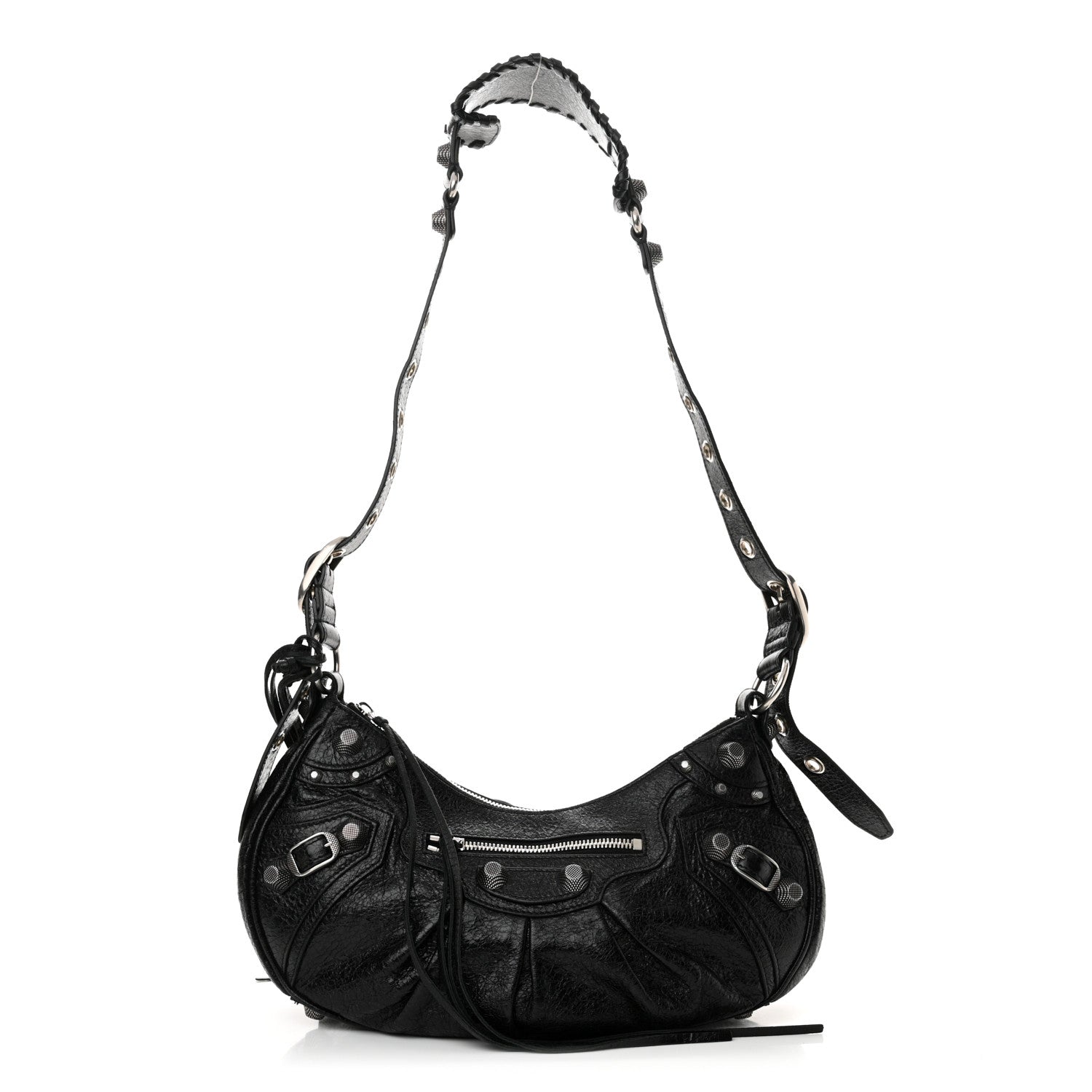 Balenciaga Agneau Arena Small Le Cagole Shoulder Bag Black 1 of 11