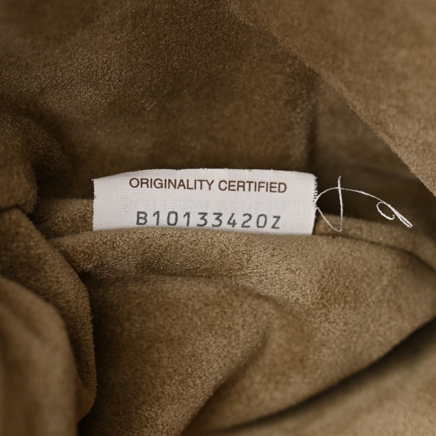 Suede Calfskin Intrecciato Teen Jodie Hobo Beige