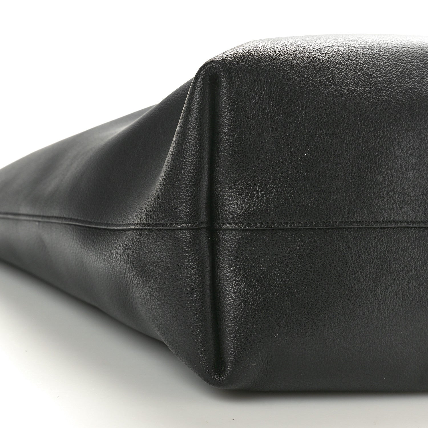 Saint Laurent Calfskin Large Shopping Tote Black 10 of 13