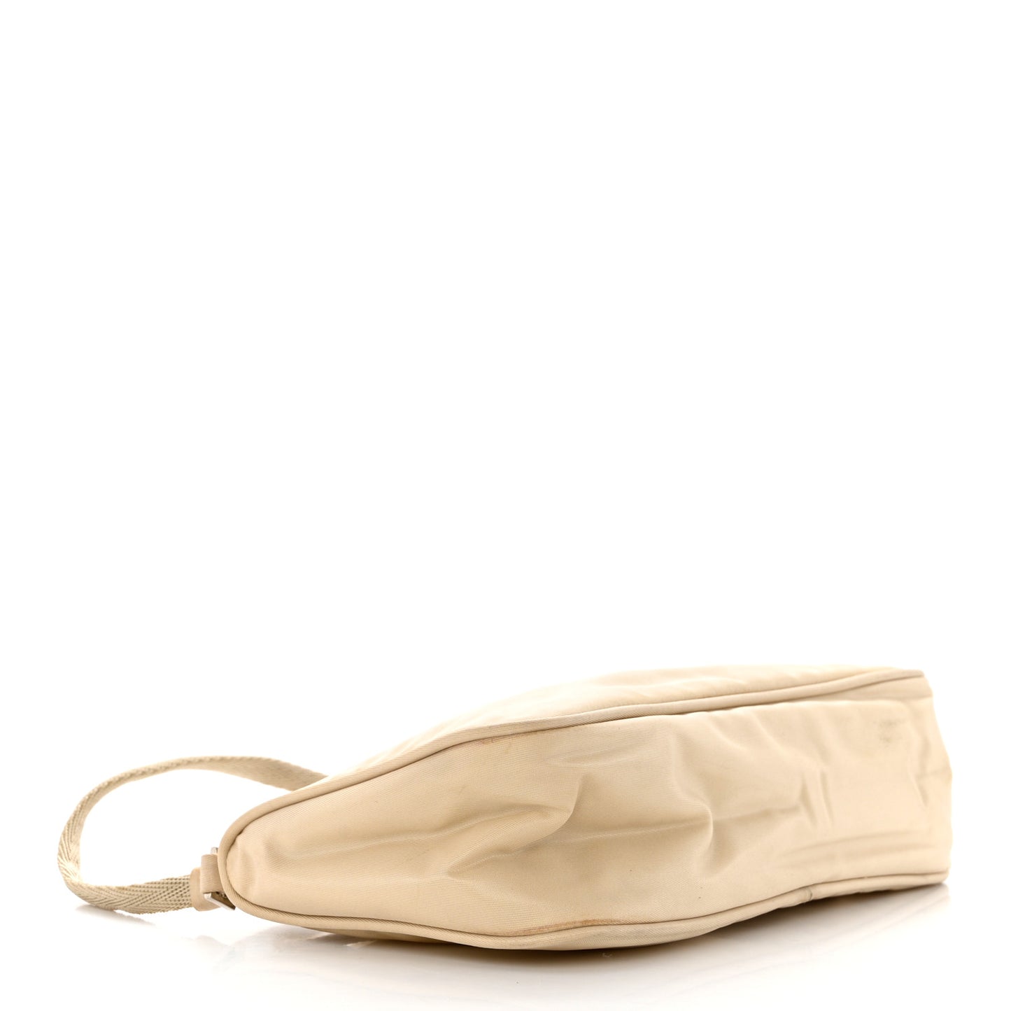 Tessuto Nylon Pochette Beige