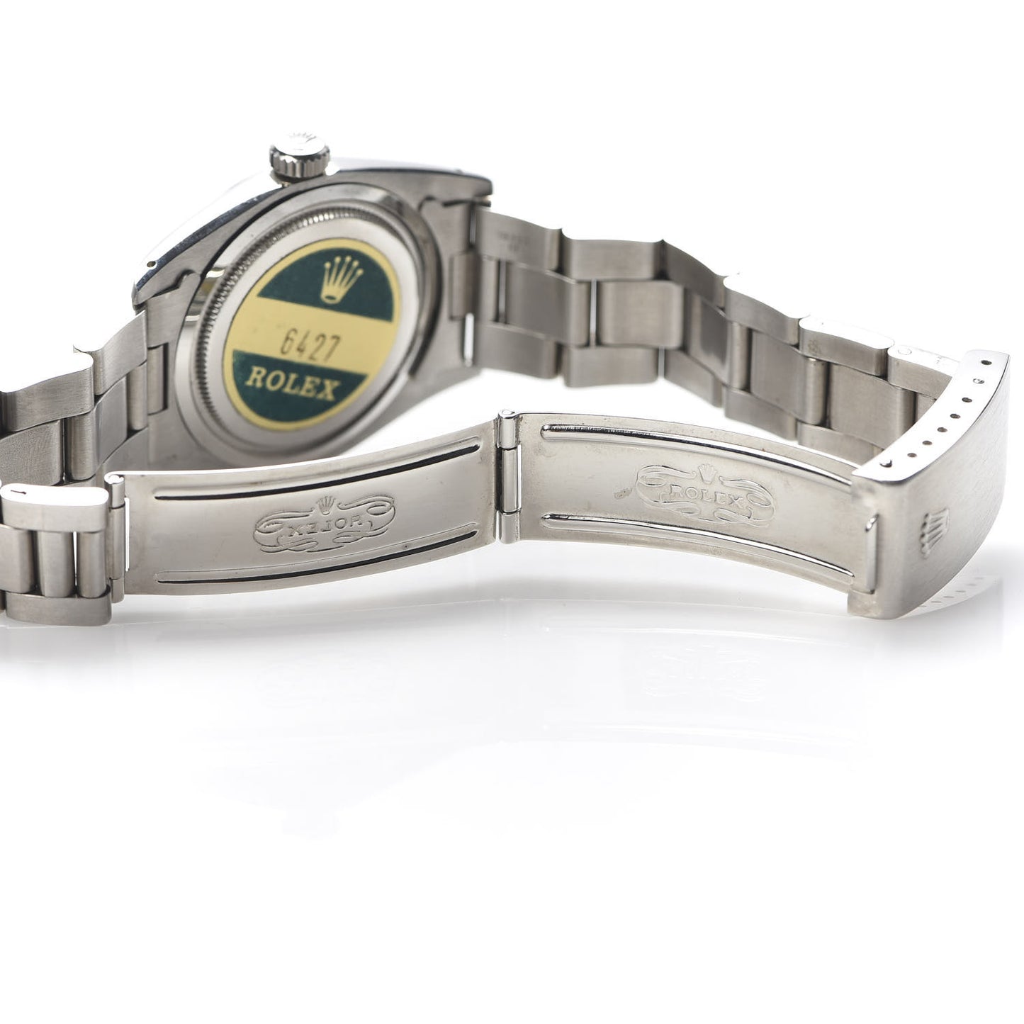 Stainless Steel 34mm Oyster Precision Manual Winding Watch 6427