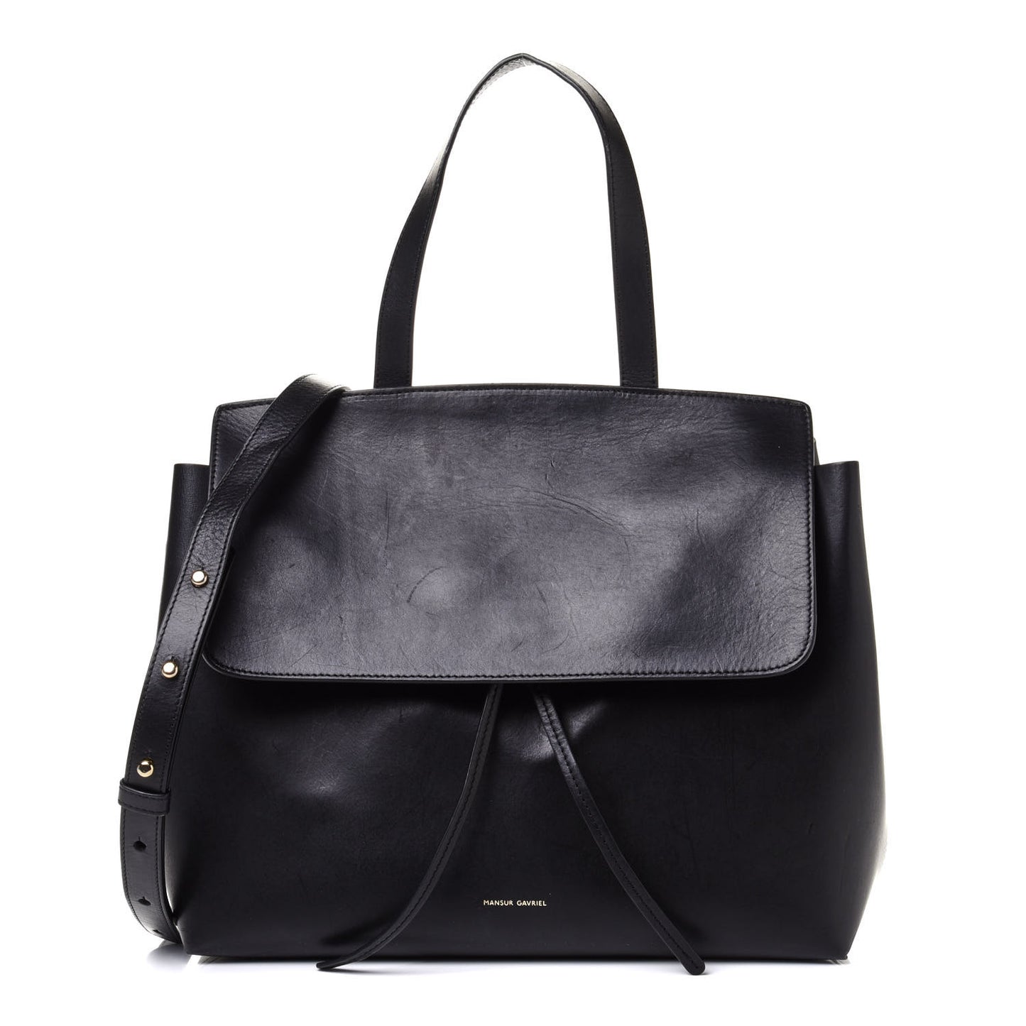 Calfskin Lady Bag Black Flamma