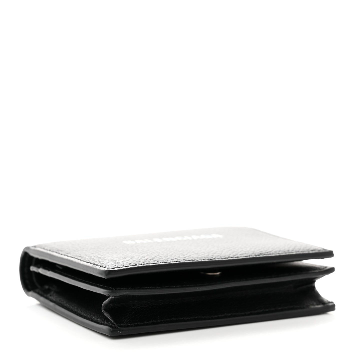 Calfskin Logo Wallet Black