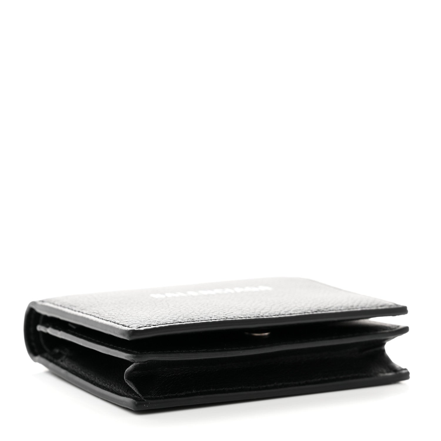 Balenciaga Calfskin Logo Wallet Black 4 of 8
