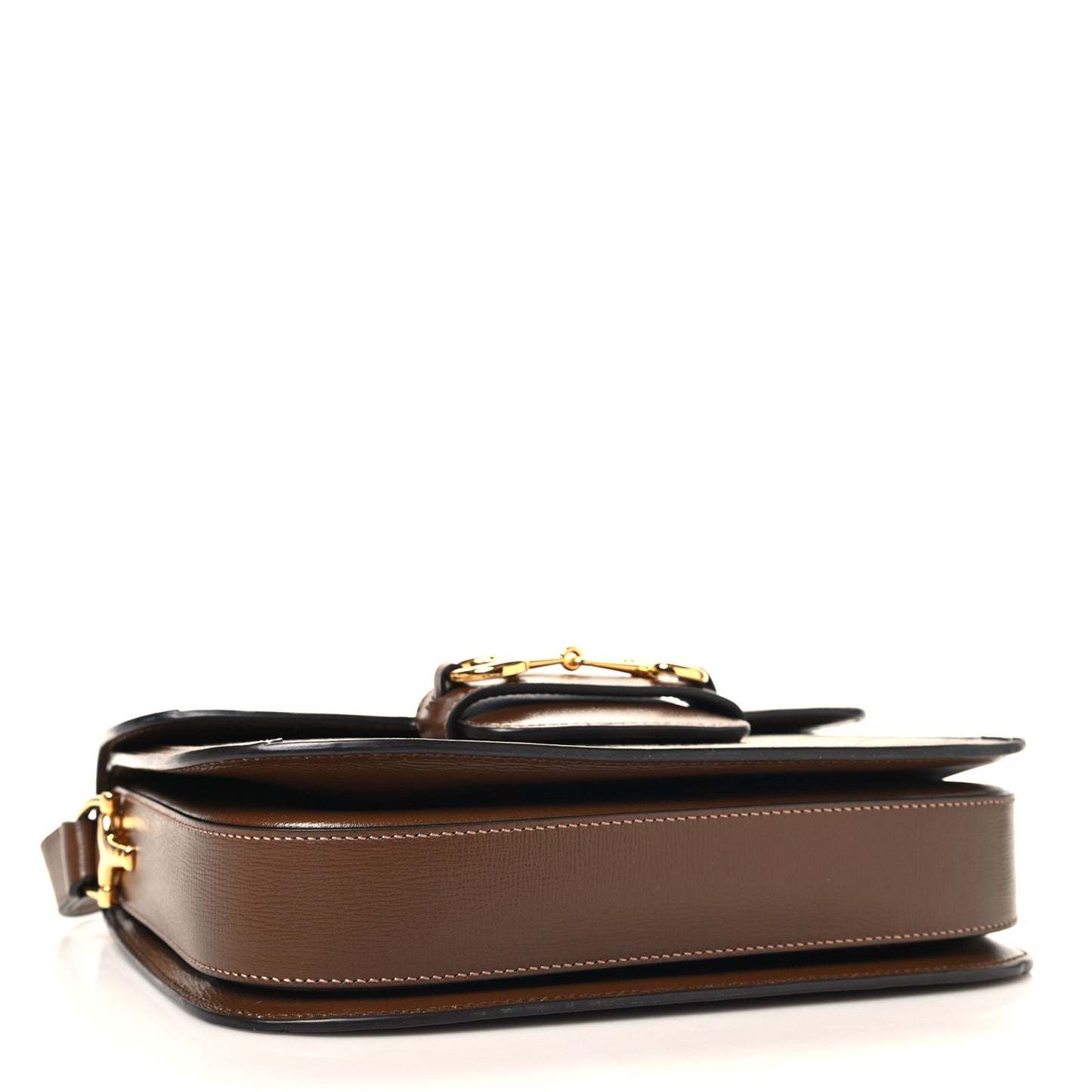 GG Supreme Monogram Horsebit 1955 Shoulder Bag Beige Brown Sugar