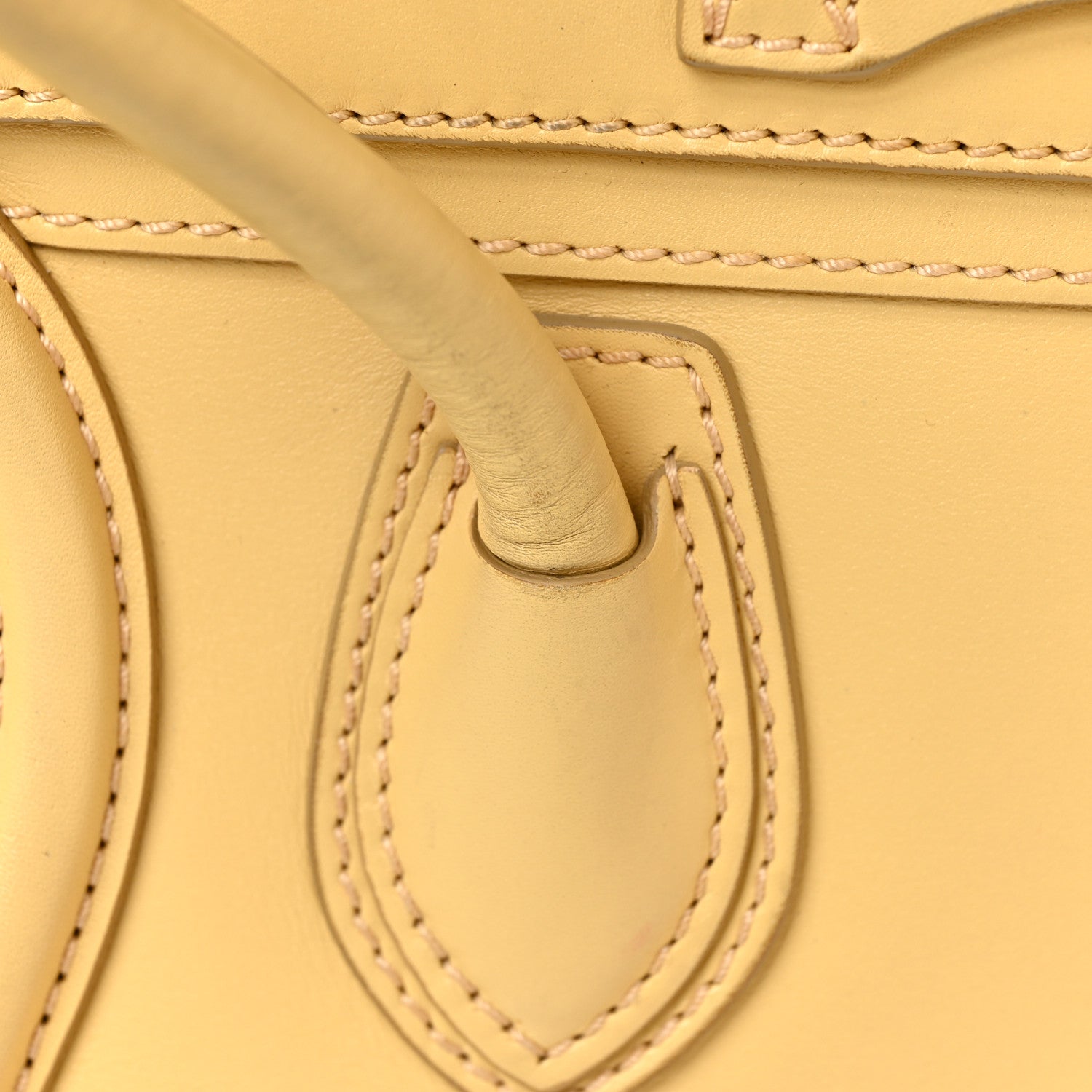 Celine Smooth Calfskin Micro Luggage Butter 12 of 21