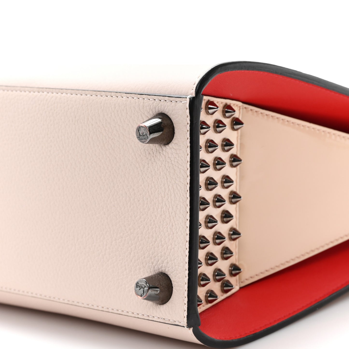 Calfskin Studded Small Paloma Ballerina
