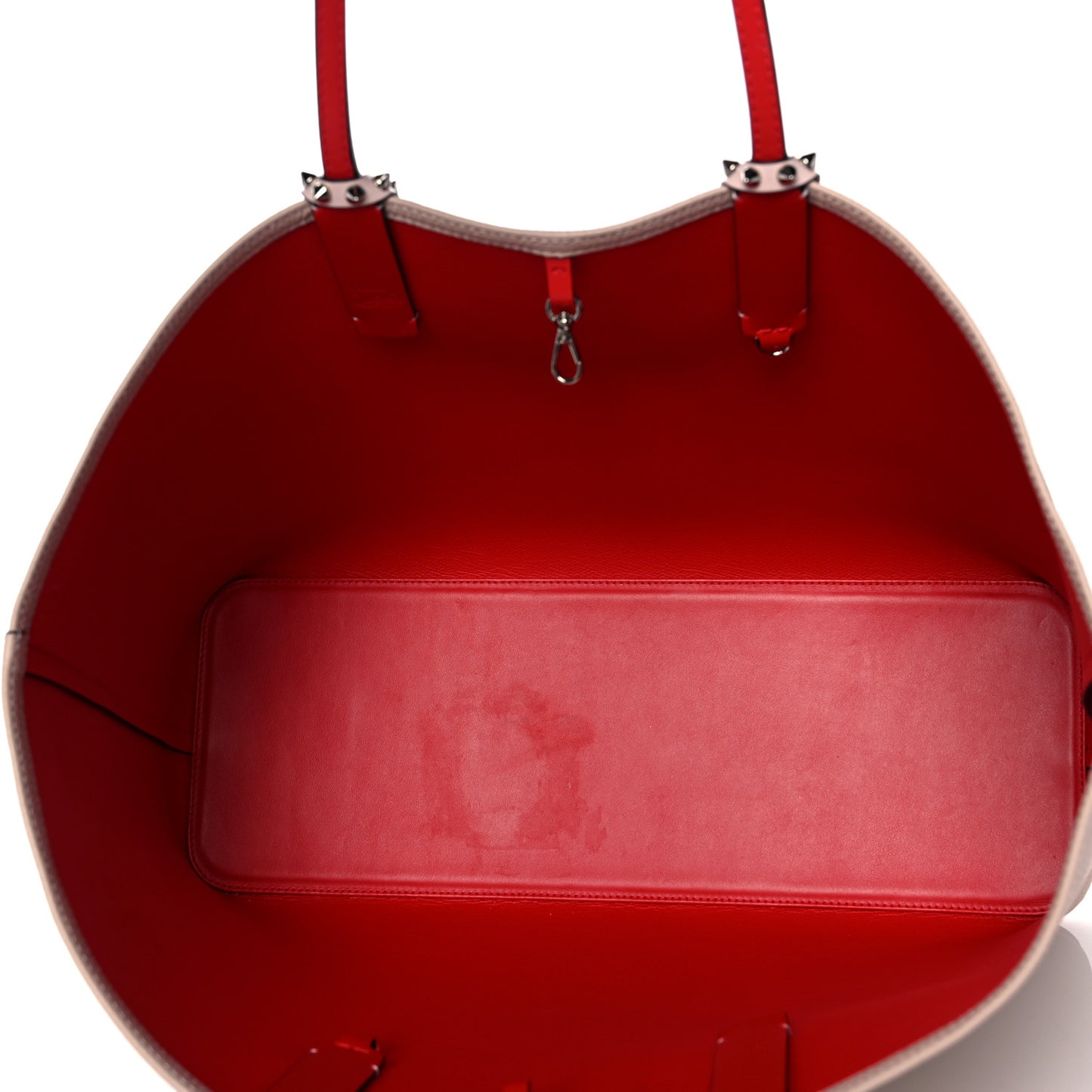 Calfskin Spikes East West Cabata Tote Ballerina