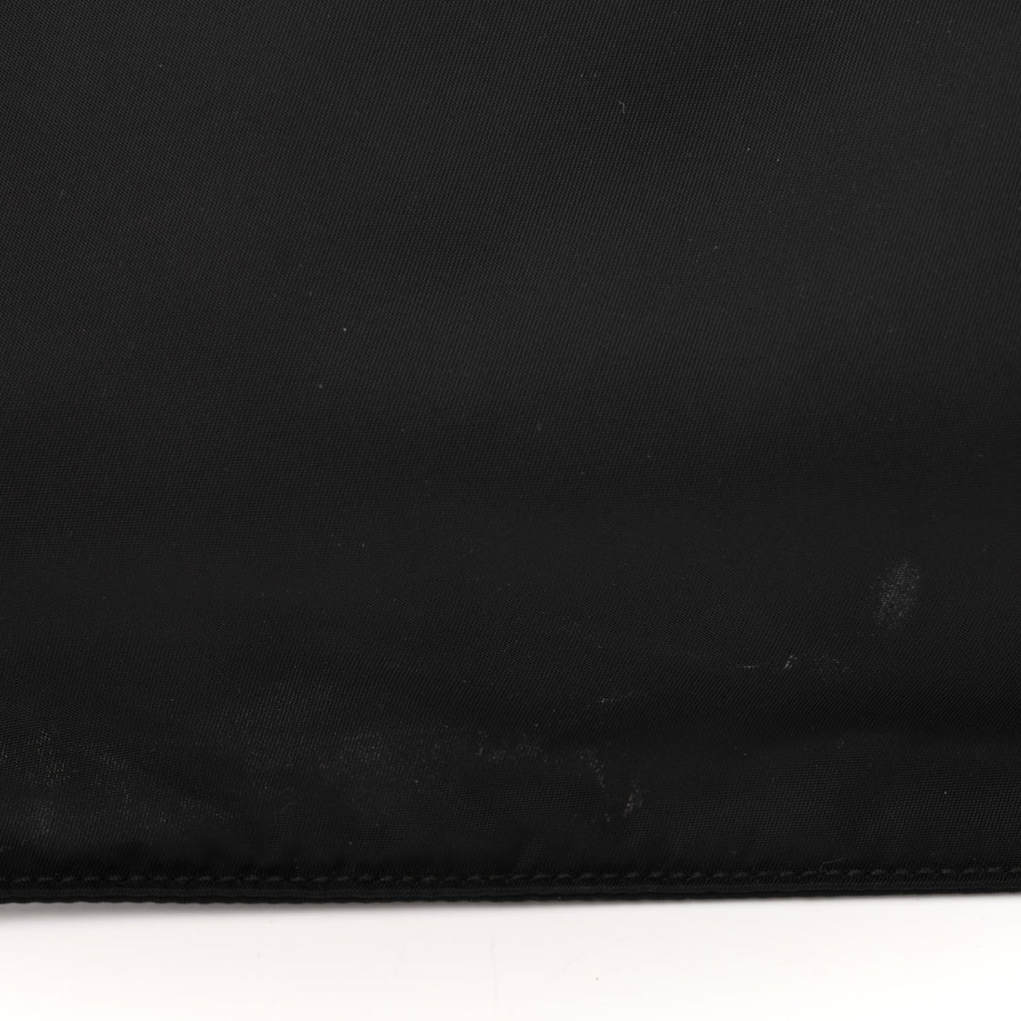 Nylon Vela Flat Messenger Bag Black