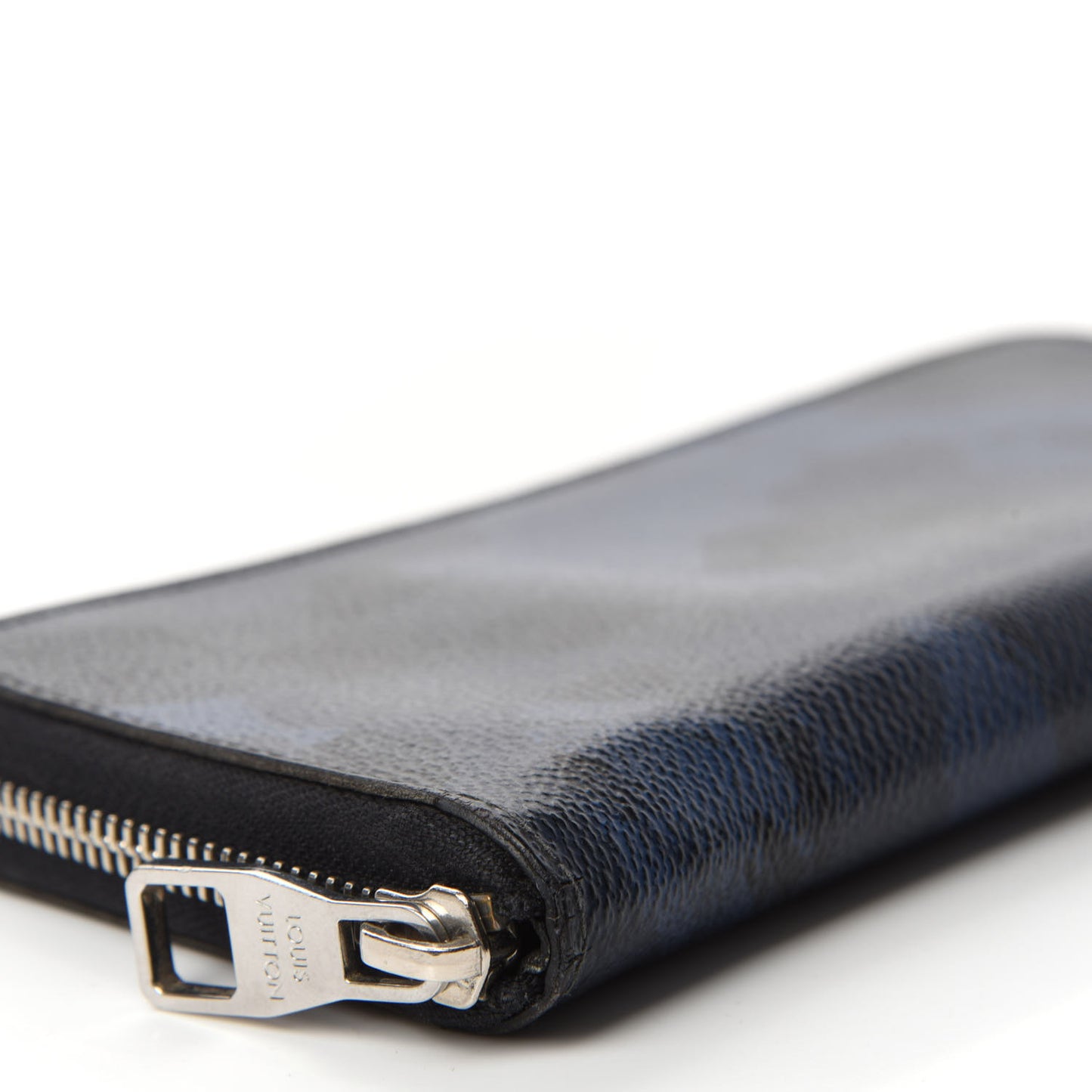Damier Cobalt Camouflage Zippy Wallet Vertical Blue