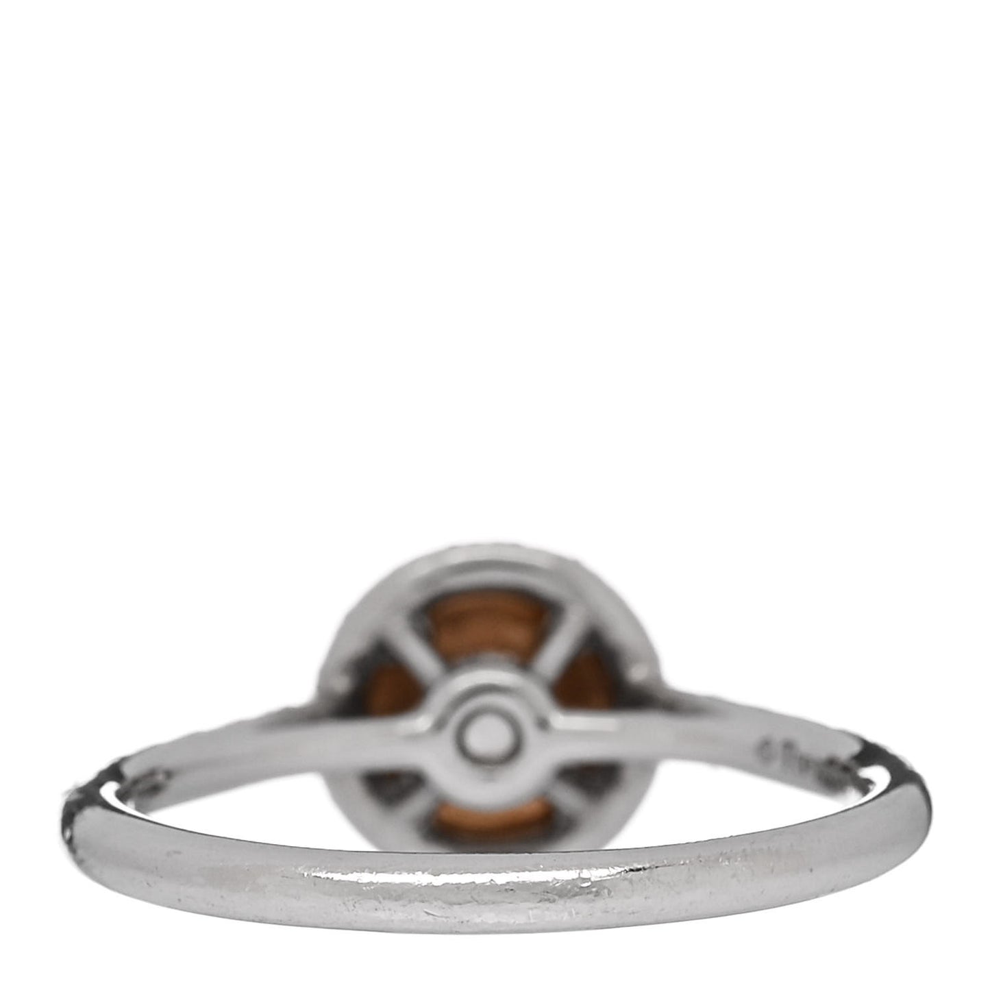 Platinum 18K Rose Gold Pink Diamond Soleste Engagement Ring 52 6