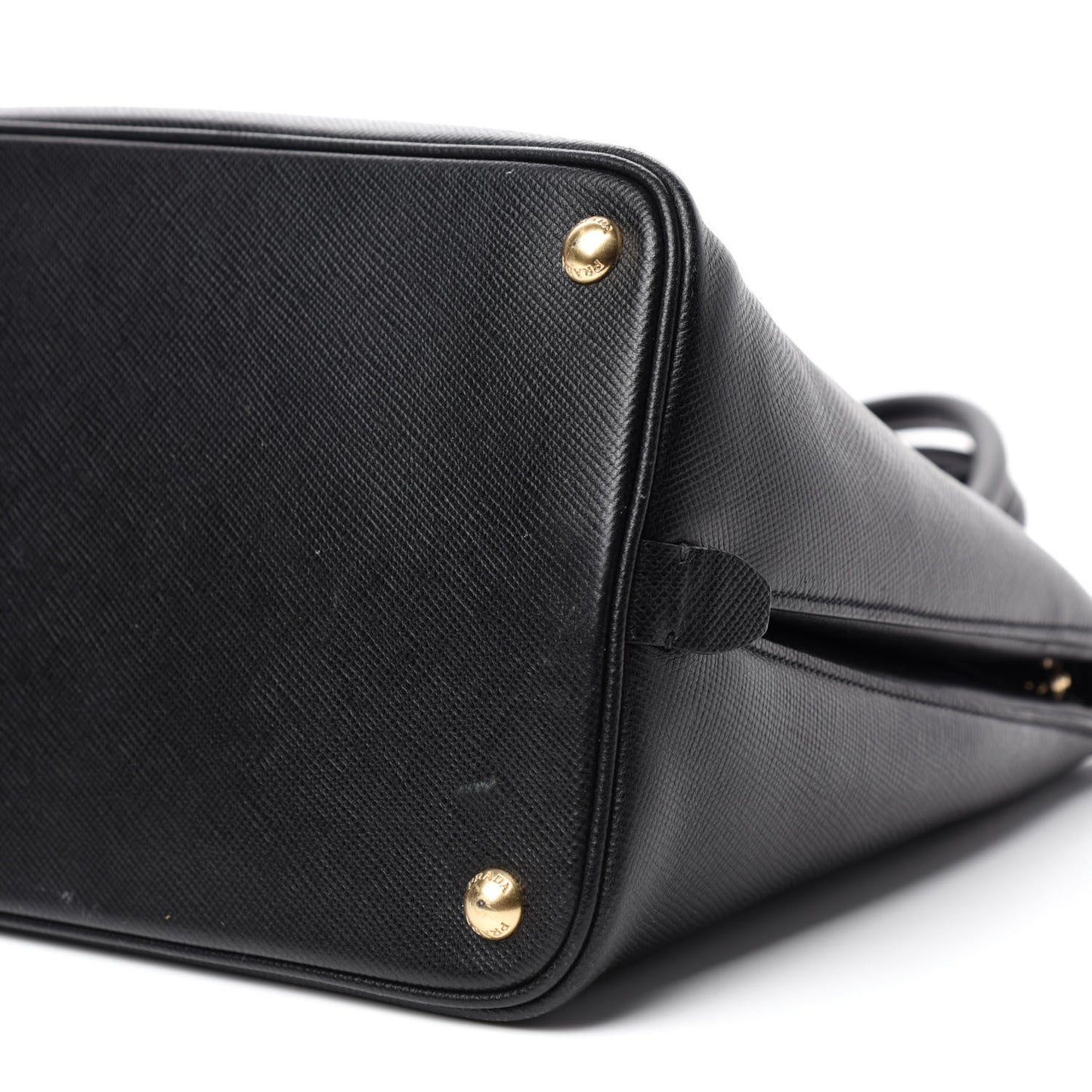 Saffiano Cuir Open Promenade Tote Black