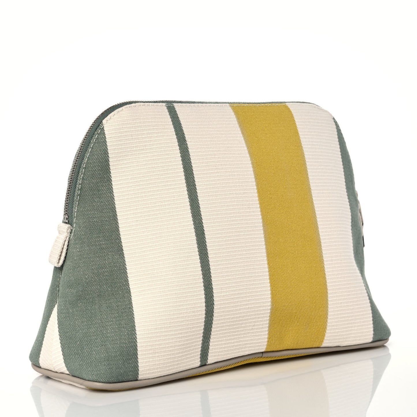 Cotton Stripe Bolide Rayures Rocabar Mini Travel Cosmetic Pouch Absinthe